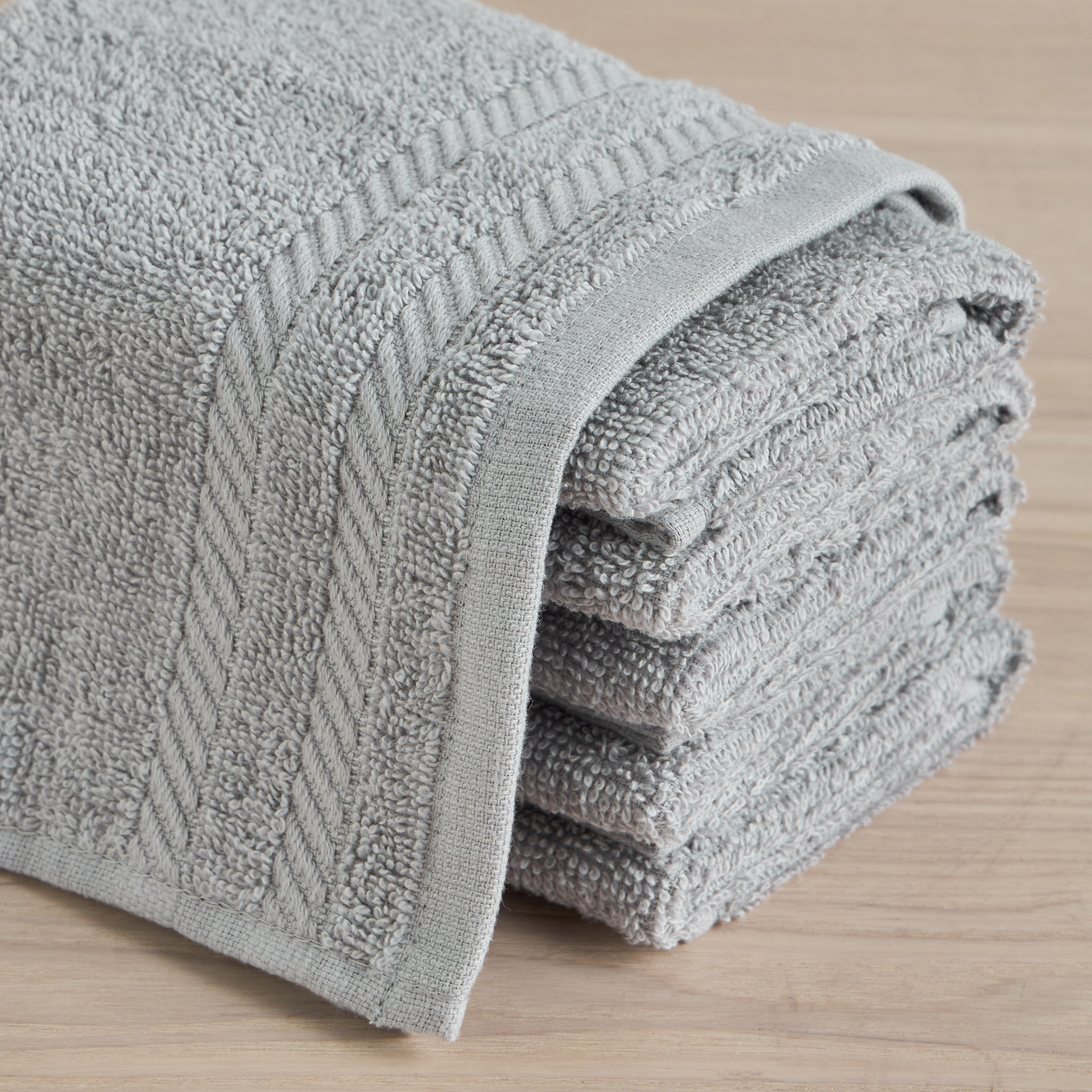 Breeze 6-Piece 450 GSM Cotton Fingertip Towel Set - 30x30 cm-household-bathandlaundry-bathlinen-towels-image-2