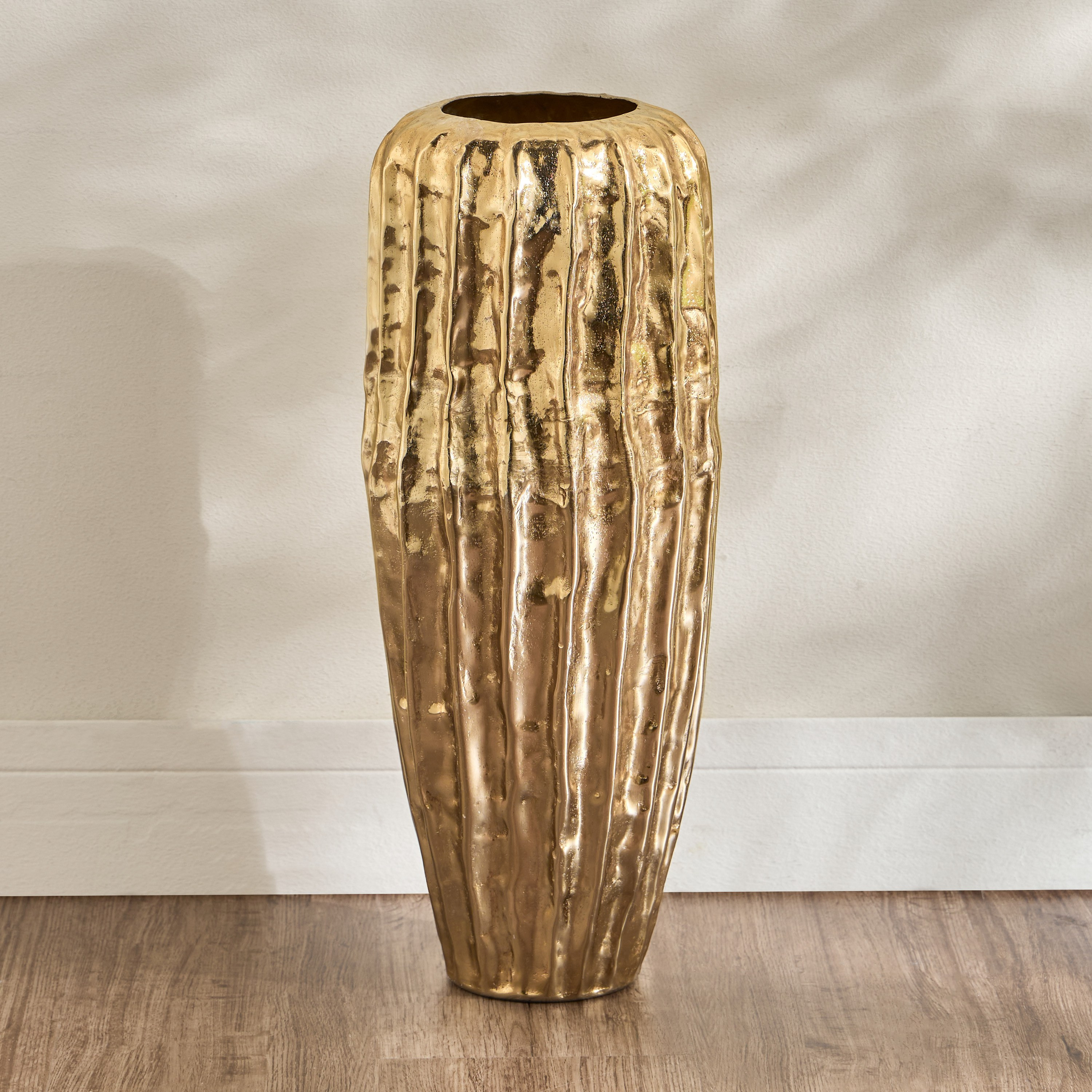 Solena Cole Metal Vase - 24 cm-household-decor-vasesandbowls-image-1