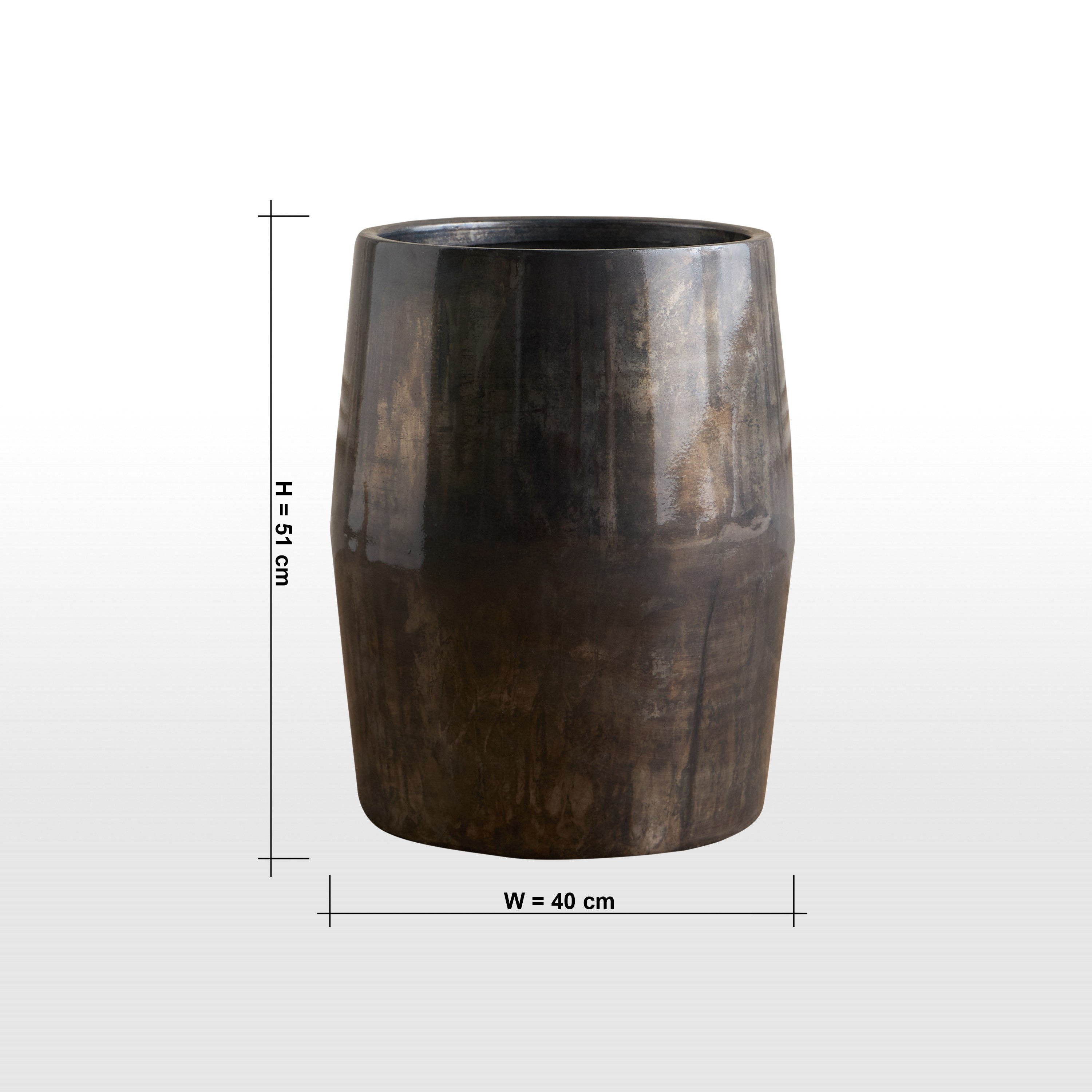 Arras Ruse Thick-Walled Planter - 51 cm-household-gardenandoutdoor-potsandplanters-planters-image-5