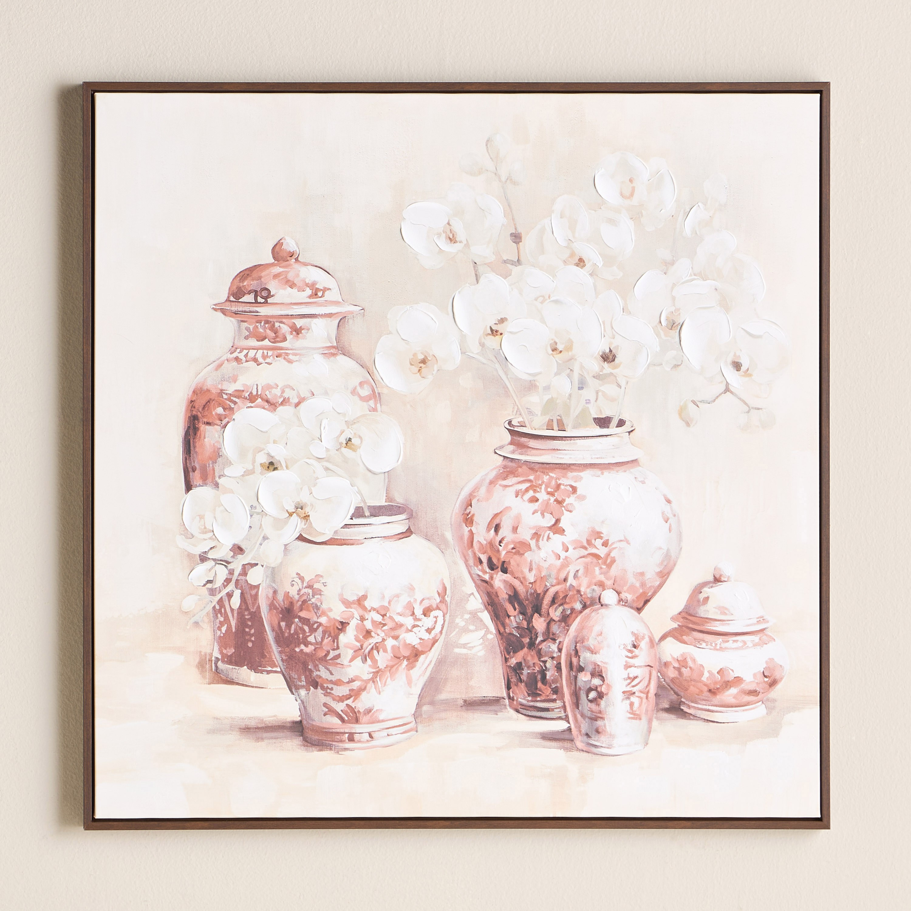 Iriana Framed Canvas Wall Art - 80x80 cm