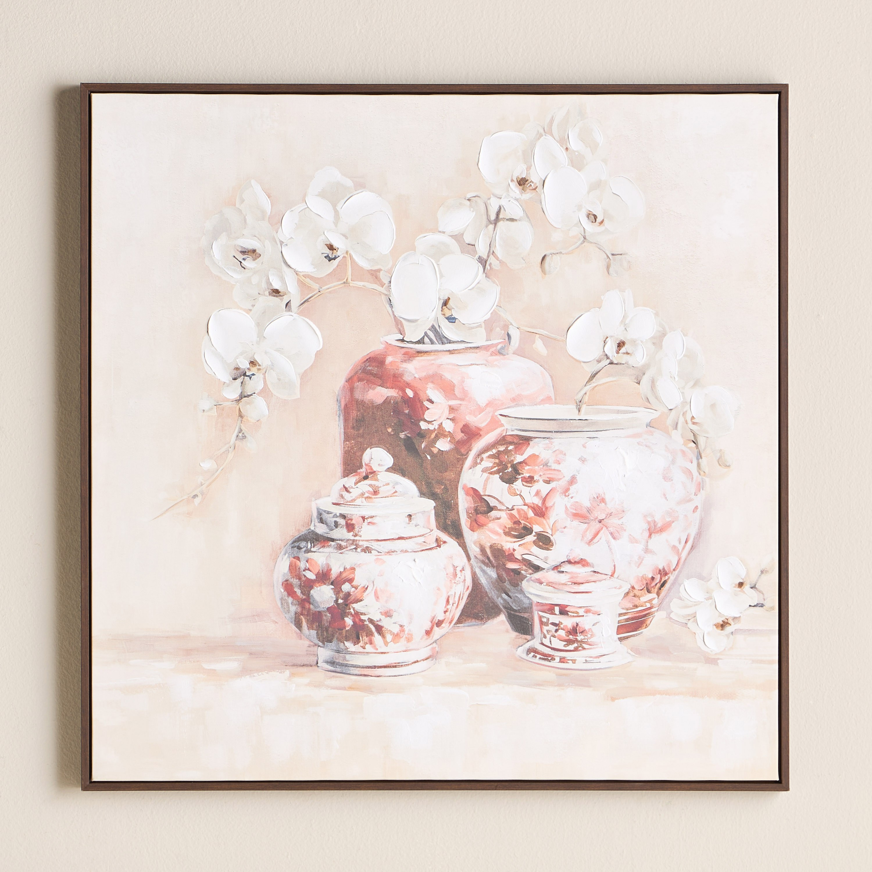 Margo Framed Canvas Wall Art - 80x80 cm