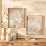 زينة حائط مؤطّرة من الكتان مع إسفنج منفوش - ندى - 50×60 سم-household-walldecorandmirrors-wallart-image-1