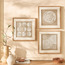 زينة حائط كتان مؤطرة بإسفنج منفوخ - باريرا - 50×50 سم-household-walldecorandmirrors-wallart-image-1