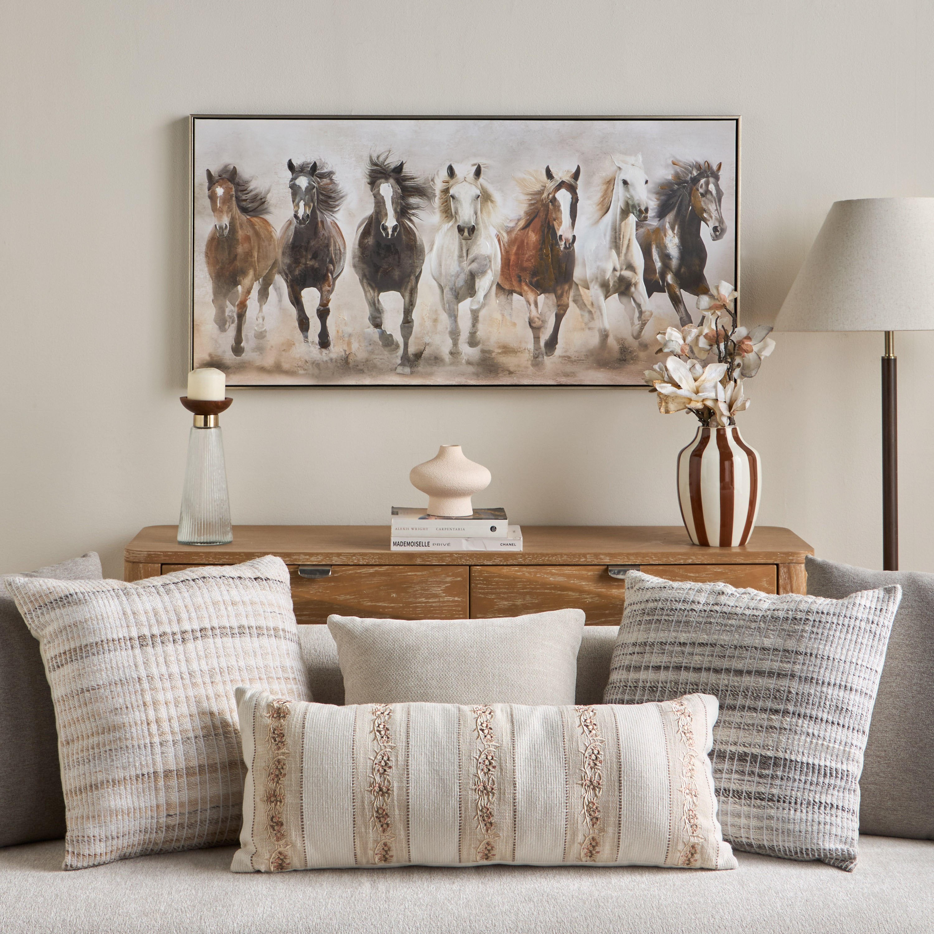 Saida Framed Canvas Wall Art - 60x120 cm-household-walldecorandmirrors-wallart-image-3
