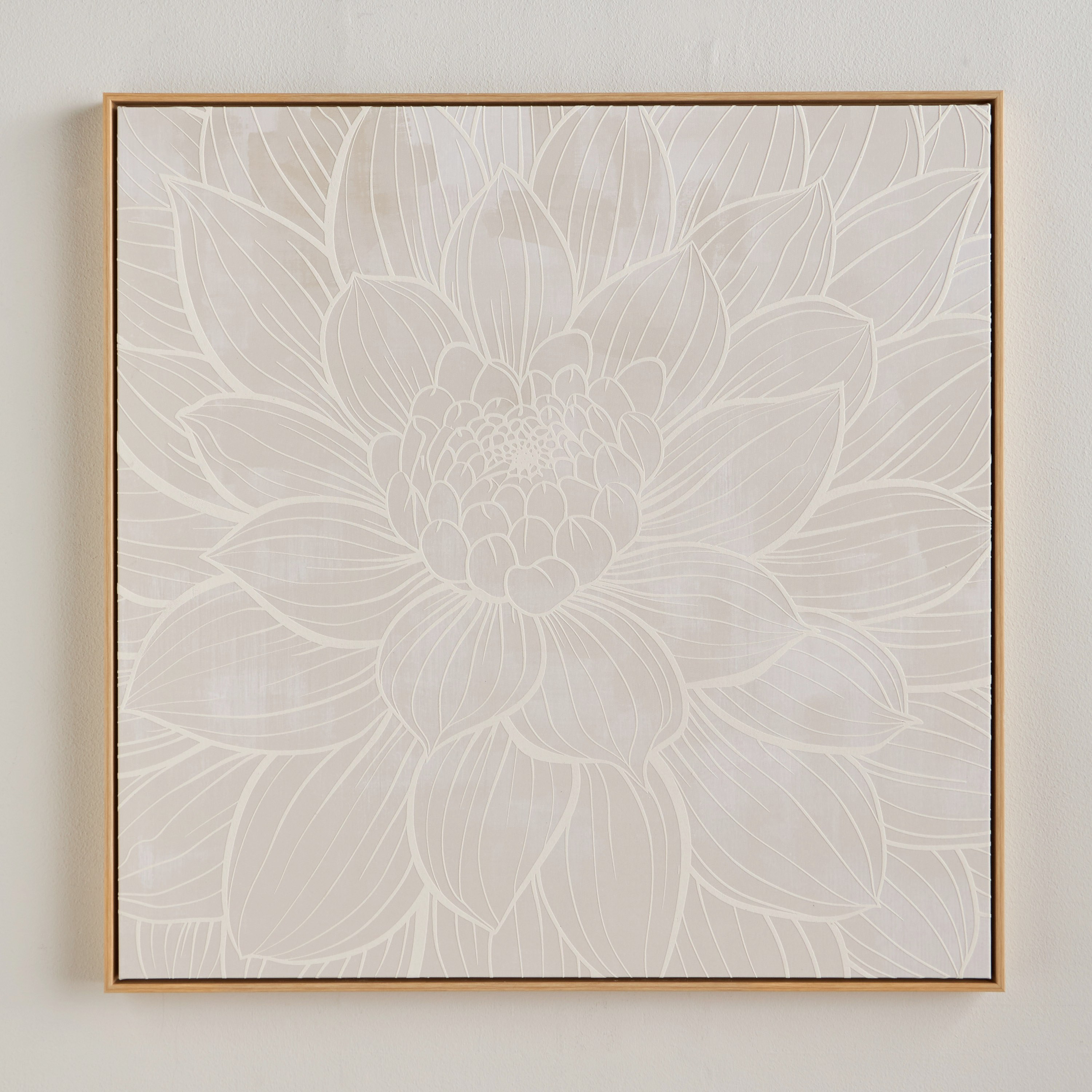 Amal Framed Canvas Wall Art - 80x80 cm-household-walldecorandmirrors-wallart-image-1