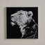 Raheel Framed Velvet Canvas Wall Art - 60x60 cm-household-walldecorandmirrors-wallart-image-1