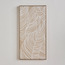 زينة حائط مؤطّرة من الكتان مع إسفنج منفوش - روكيا - 50×100 سم-household-walldecorandmirrors-wallart-image-3