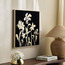 زينة حائط كانفاس مخملية مؤطرة - حفصة - 60×60 سم-household-walldecorandmirrors-wallart-image-1