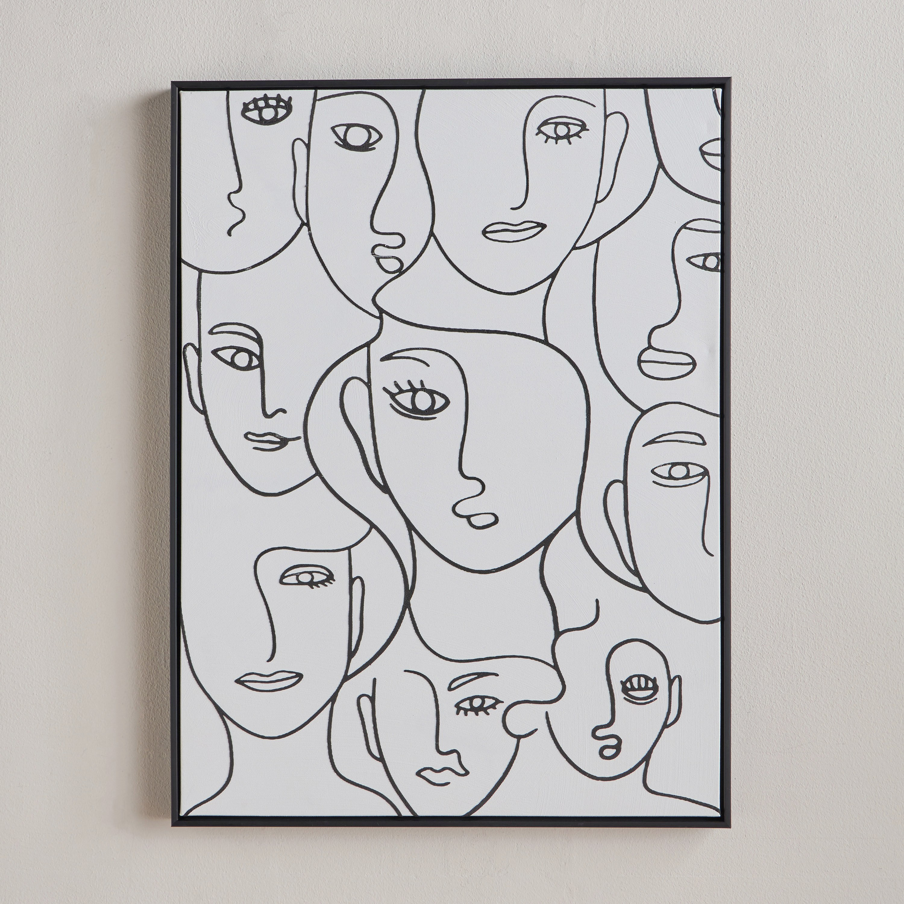 Asma Framed Canvas Wall Art - 60x80 cm-household-walldecorandmirrors-wallart-image-1