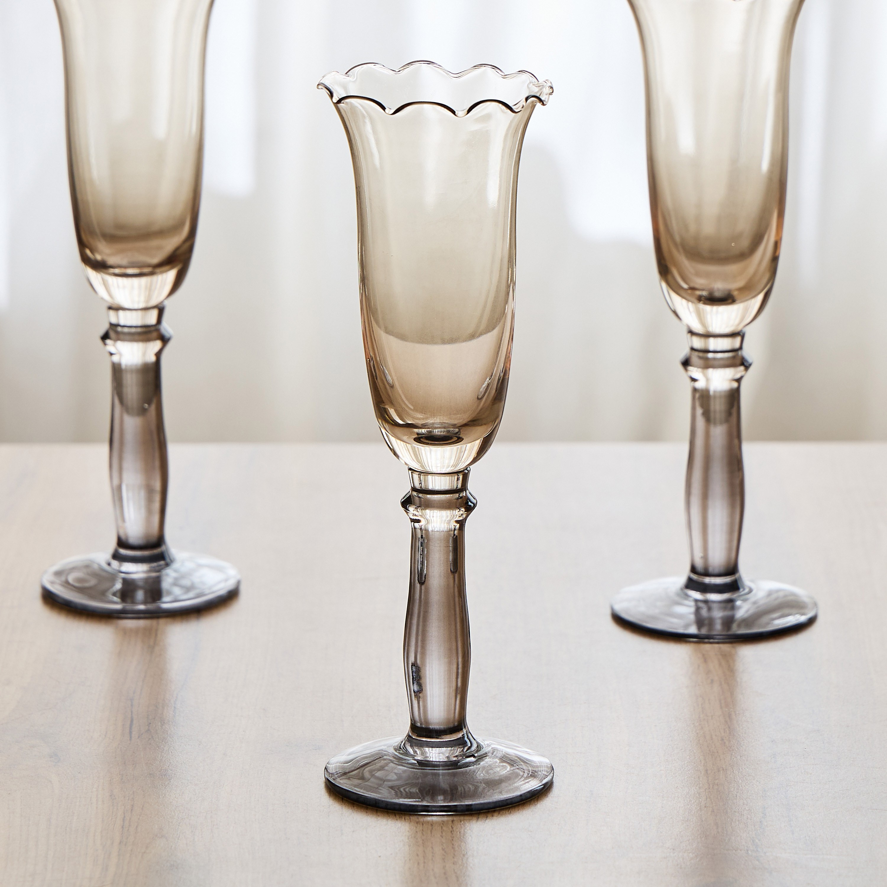 Arras Flora Flute 6-Piece Stem Glass Set - 130 ml-household-dining-glassware-stemware-image-2