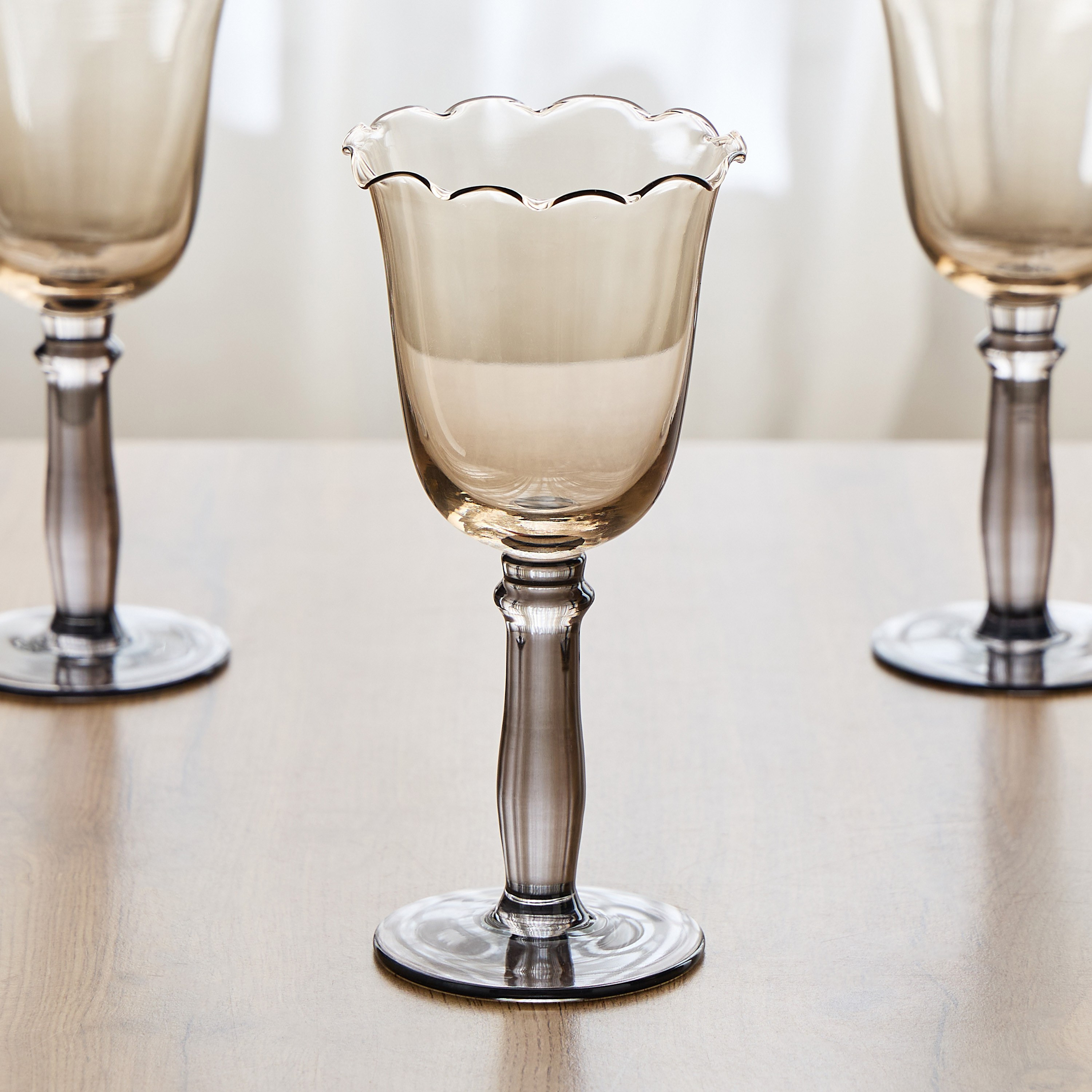 Arras Flora 6-Piece Stem Glass Set - 260 ml-household-dining-glassware-stemware-image-2