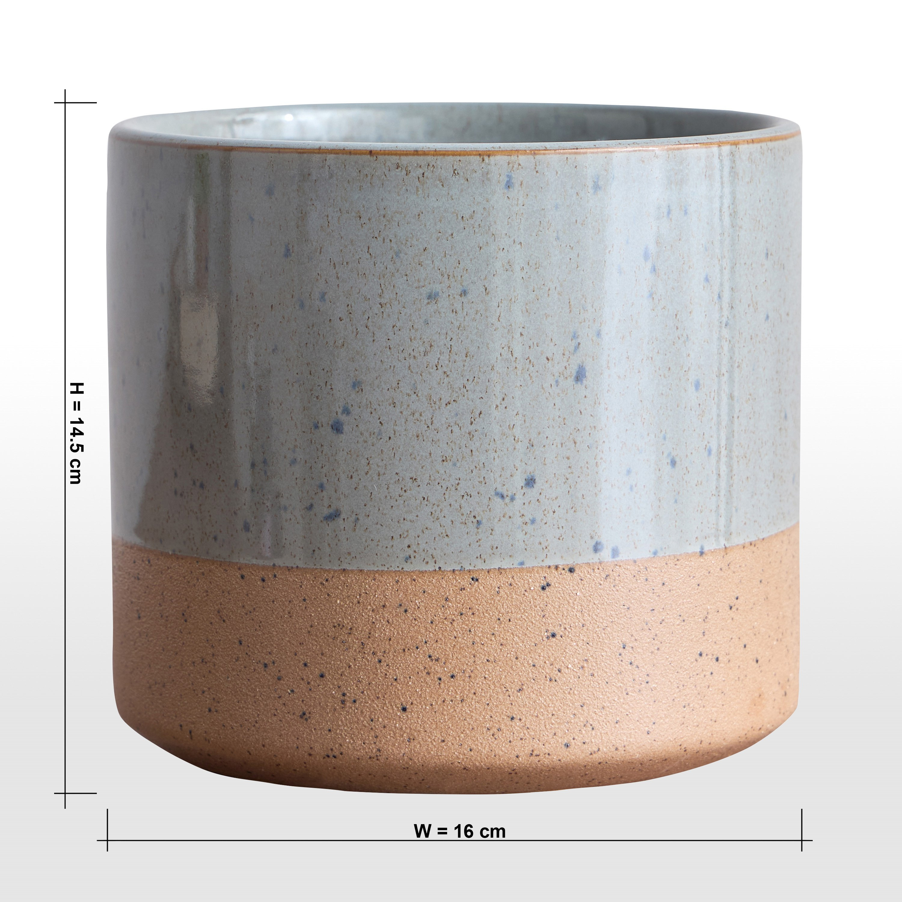 Fern Ceramic Planter - 15 cm-household-gardenandoutdoor-potsandplanters-planters-image-5