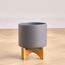 Camella Ceramic Planter with Stand - 22 cm-household-gardenandoutdoor-potsandplanters-planters-image-2