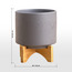 Camella Ceramic Planter with Stand - 22 cm-household-gardenandoutdoor-potsandplanters-planters-image-6