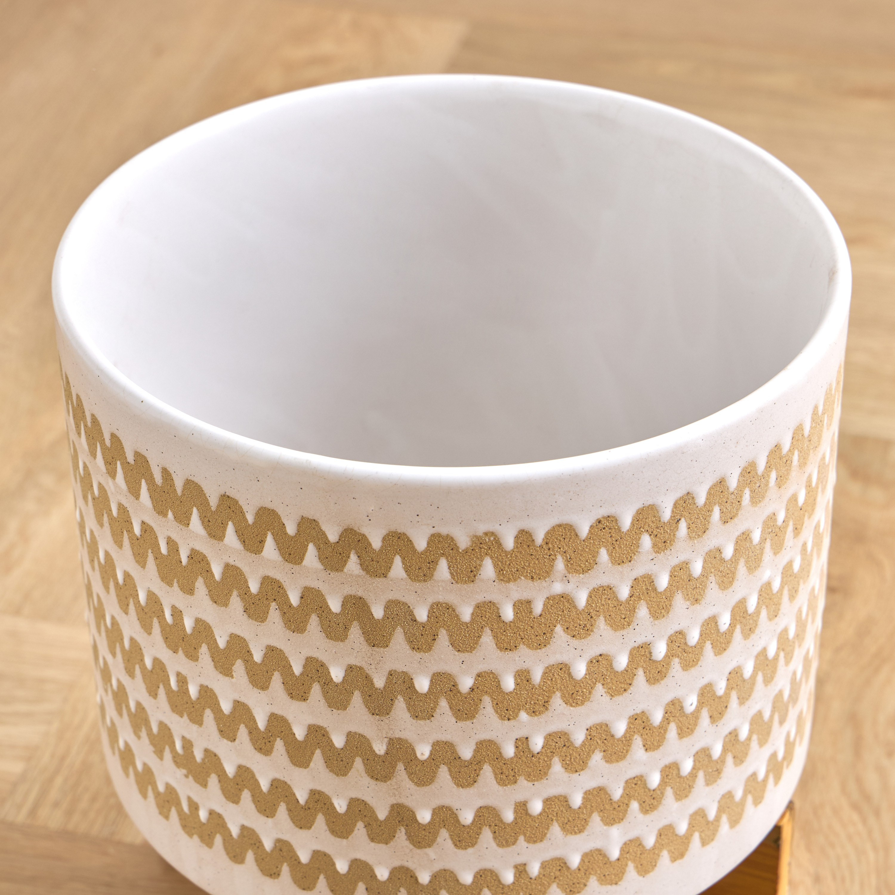 Clematis Ceramic Planter - 29 cm-household-gardenandoutdoor-potsandplanters-planters-image-3