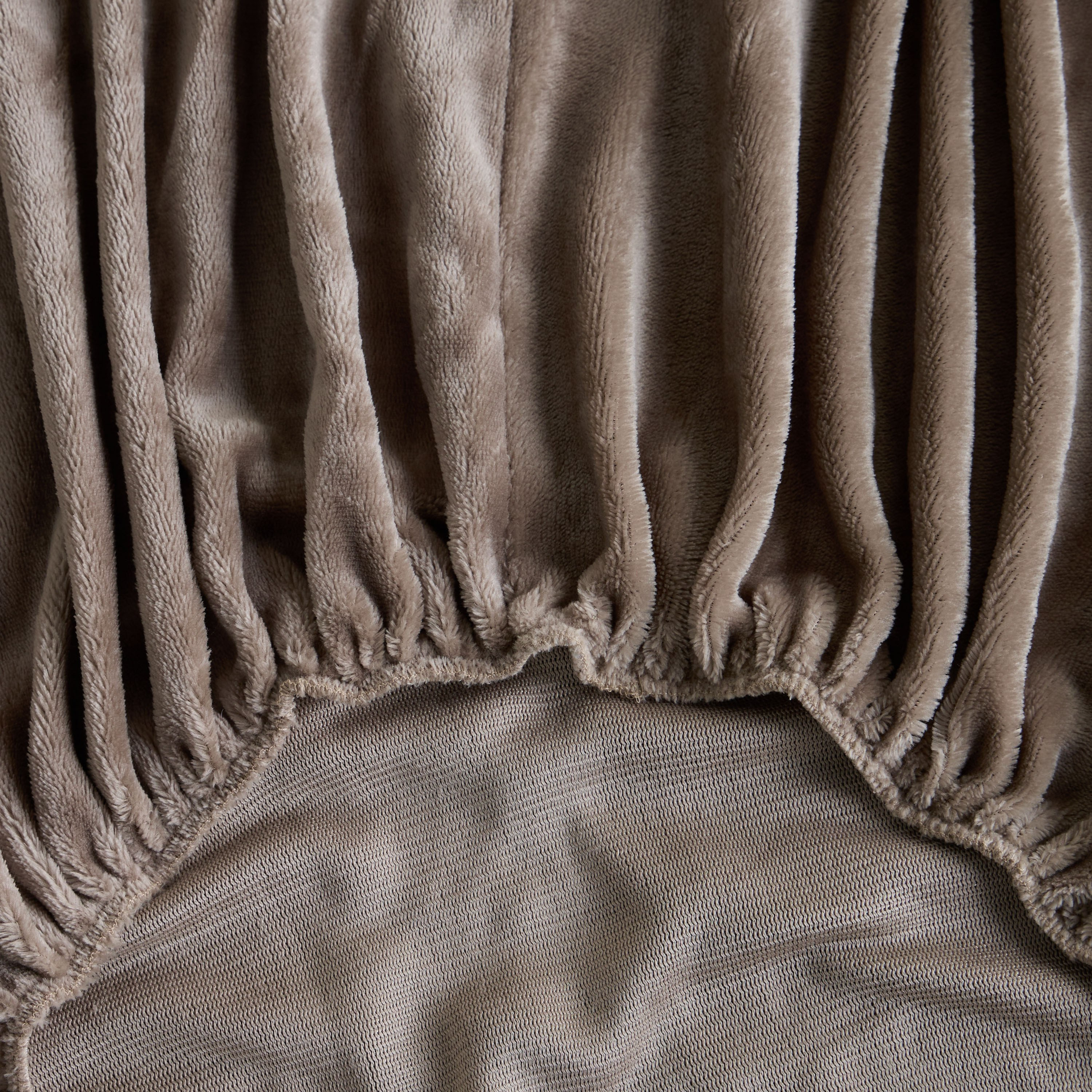 Cozy Flannel King Fitted Sheet - 180x205 cm-household-bedding-sheetsandpillowcases-fittedsheets-image-2