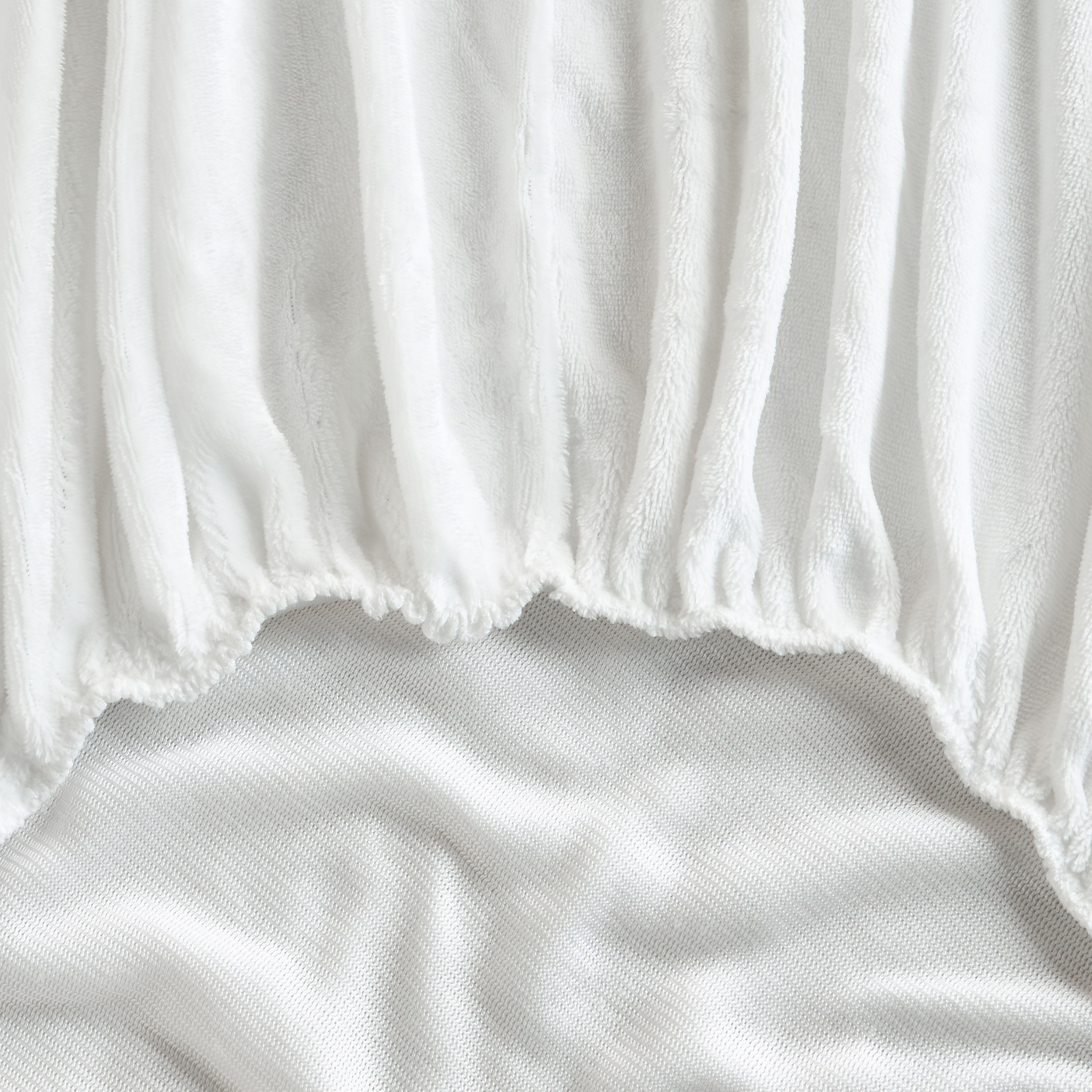 Cozy Flannel Single Fitted Sheet - 90x200 cm-household-bedding-sheetsandpillowcases-fittedsheets-image-2