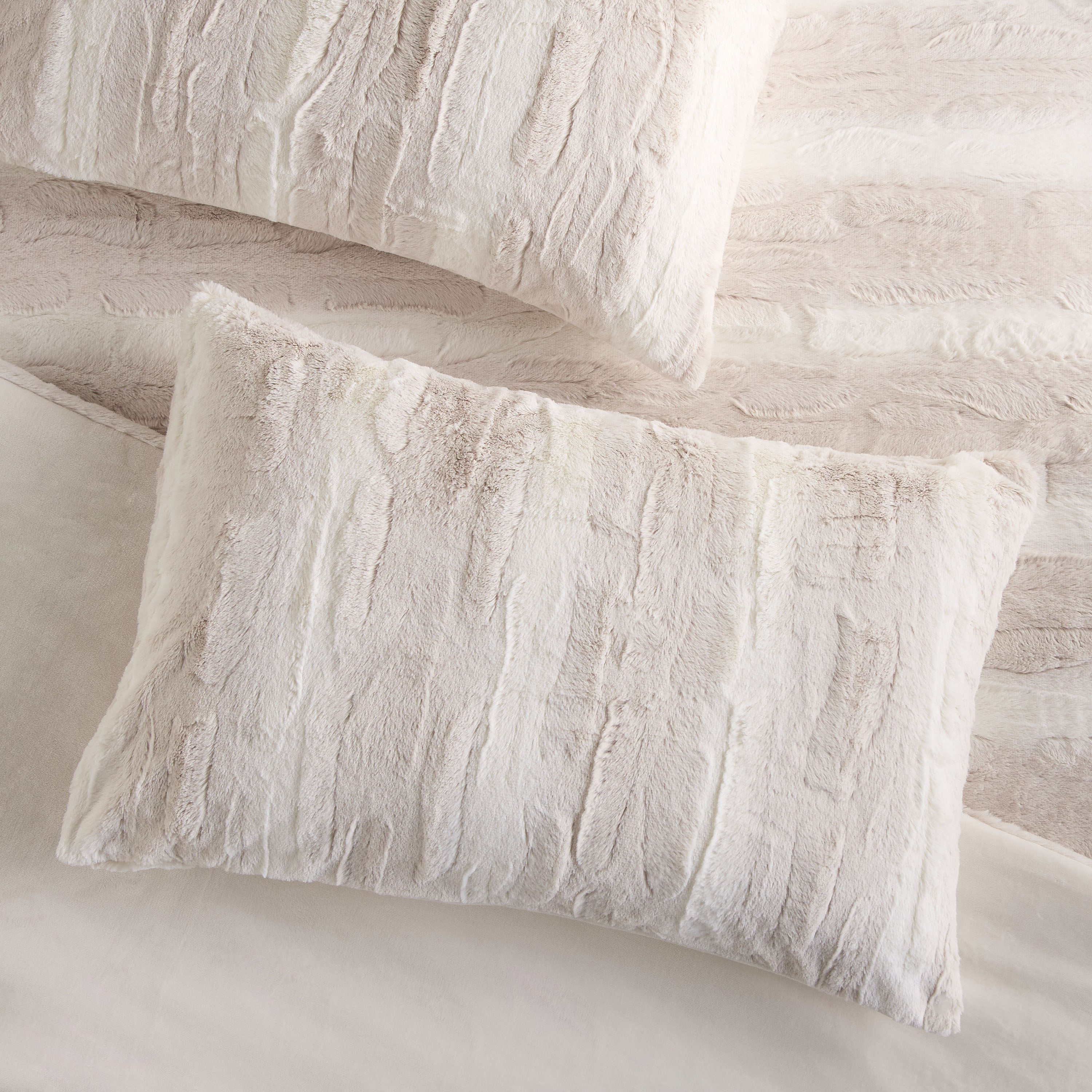 Haze Flannel 3-Piece Full Comforter Set - 160x240 cm-household-bedding-comfortersandbedspreads-comforters-image-3