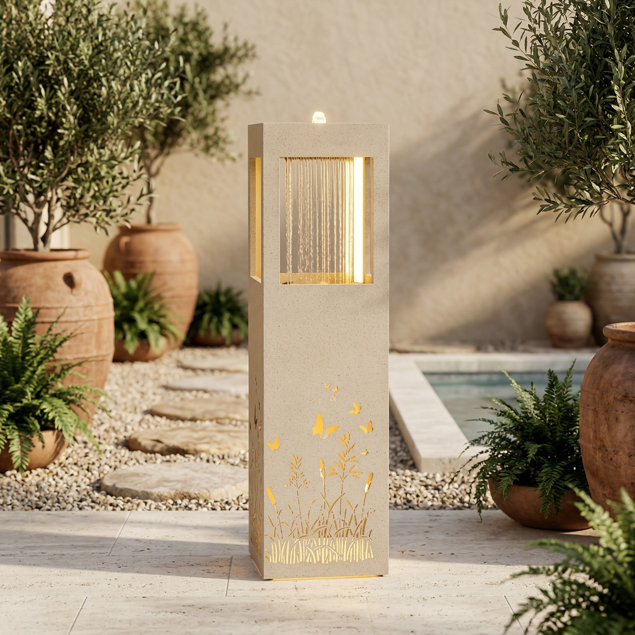 Avalea Fountain with LED Light-household-gardenandoutdoor-fountains-image-4