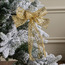Glitter Mesh Assorted Bow on Card - 30 cm-household-christmas-decorandtableware-decoraccessories-image-1