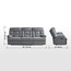 كنبة استرخاء قماش 3 مقاعد - ماكس-furniture-sofaandseating-recliners-image-1