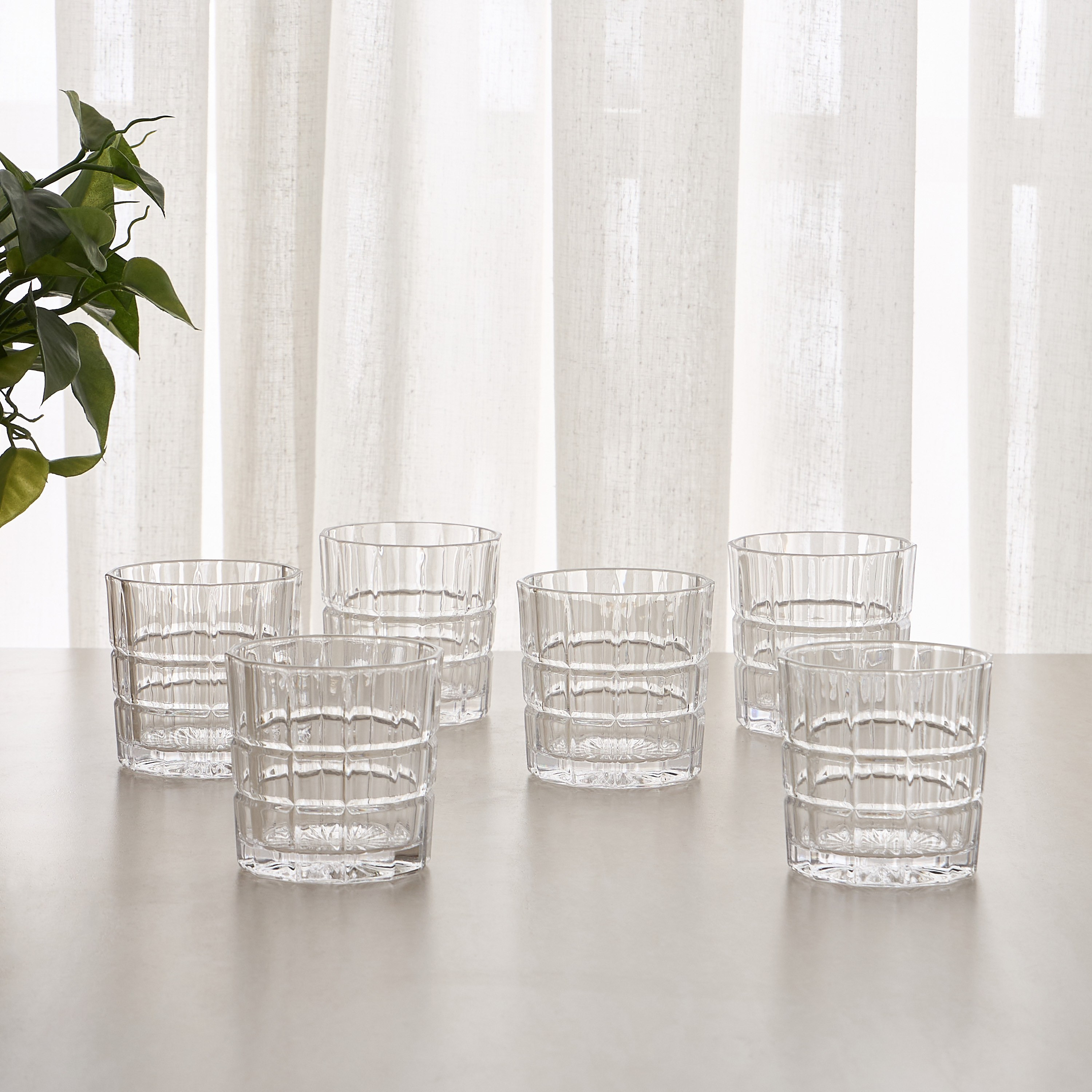 Oliver 6-Piece DOF Glass Set - 340 ml-household-dining-glassware-drinkingglasses-image-1