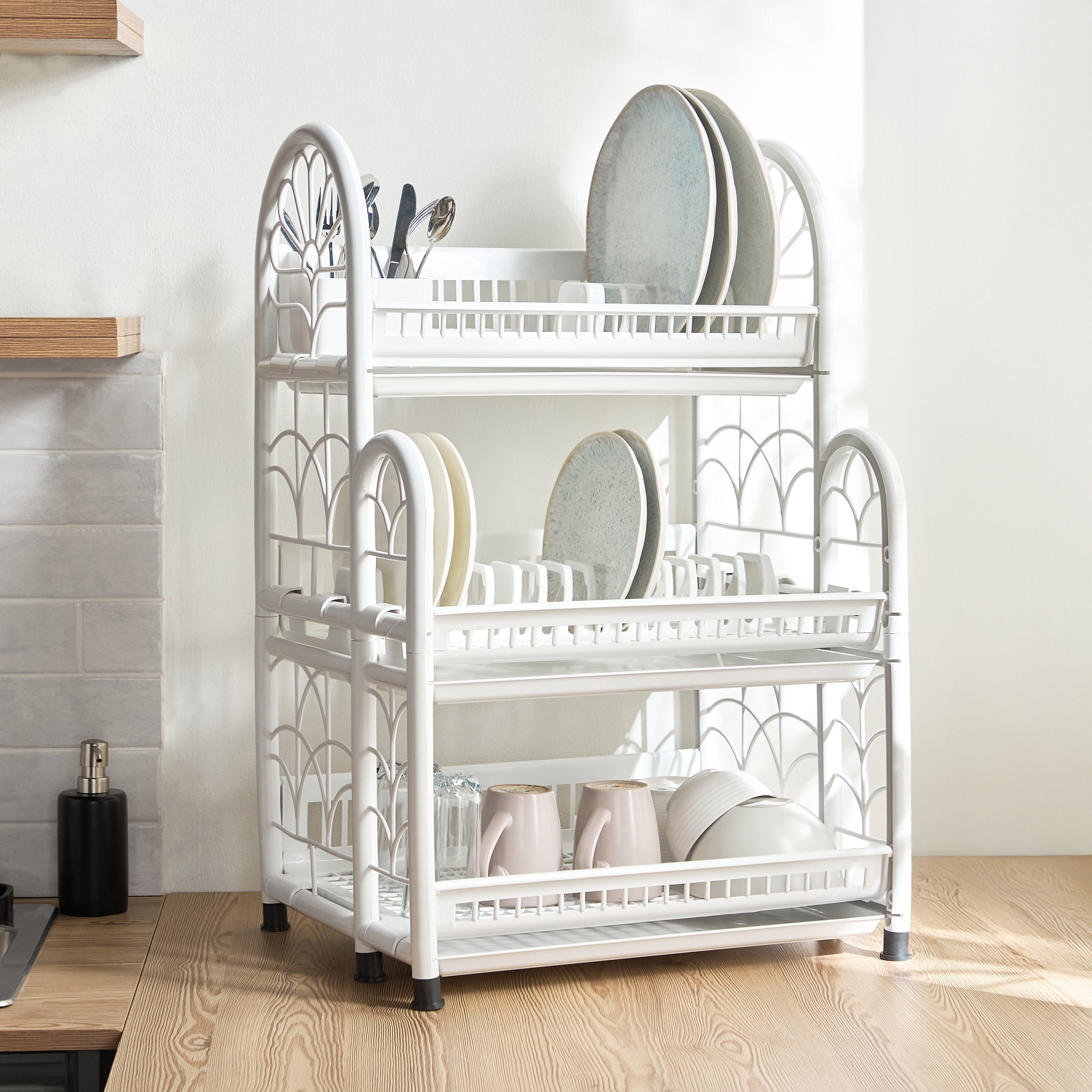 Colosseum 3-Tier Dish Rack-household-kitchen-dishwashingandaccessories-dishracks-image-1