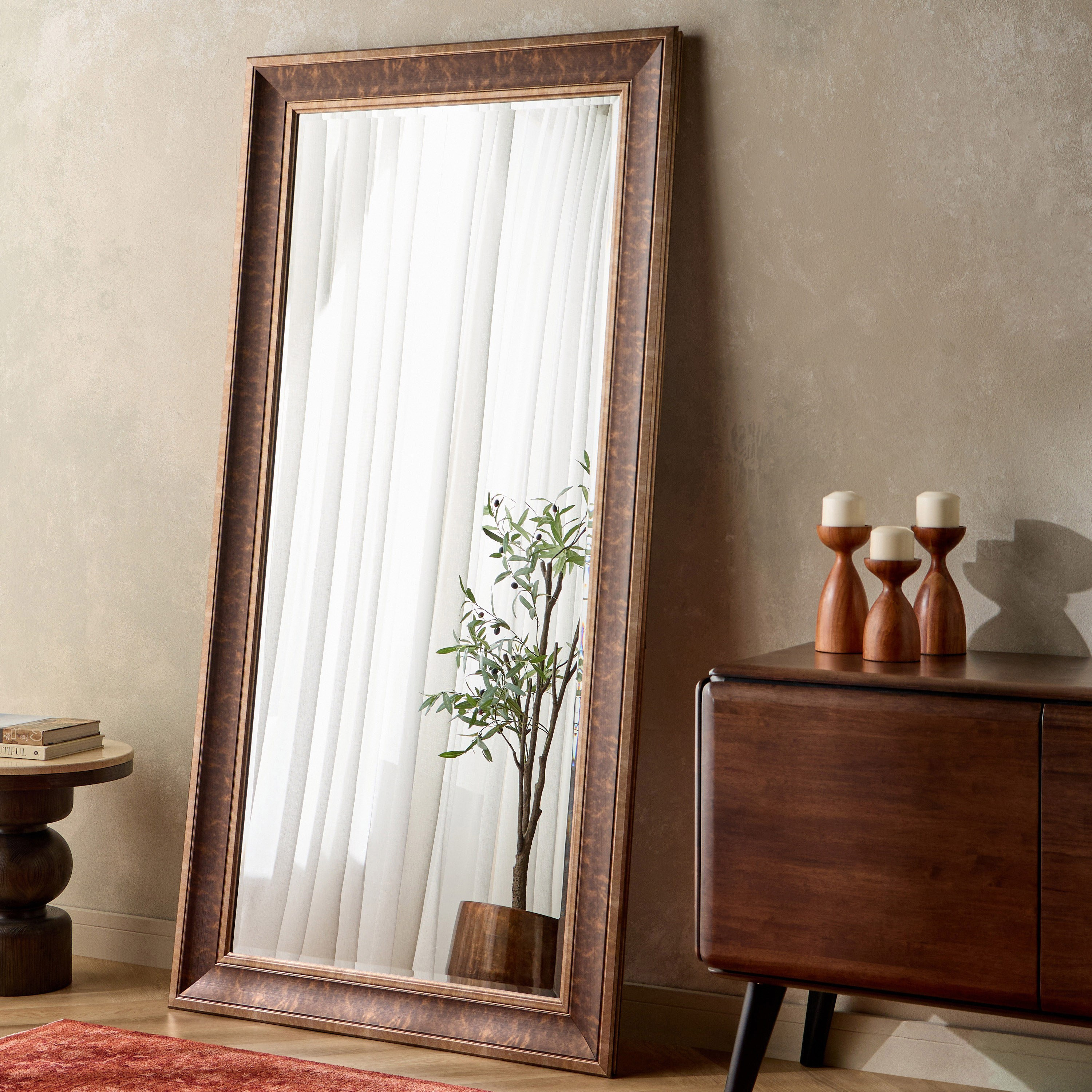 Jolie Bevelled Leaner Mirror - 200x100 cm-household-walldecorandmirrors-mirrors-floormirrors-image-4