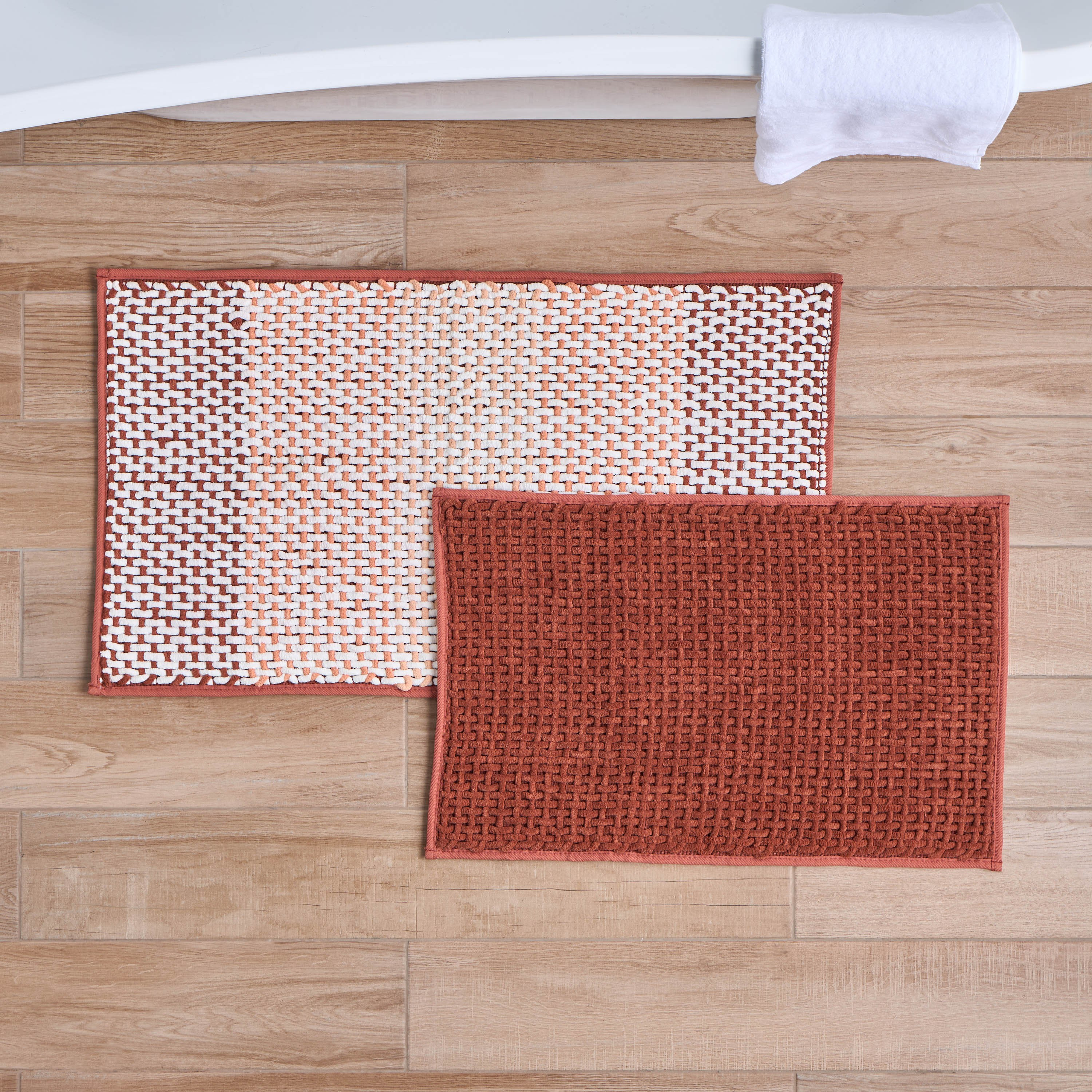 Ombra 2-Piece Bath Mat Set-household-bathandlaundry-bathlinen-bathmatsandtubmats-image-1