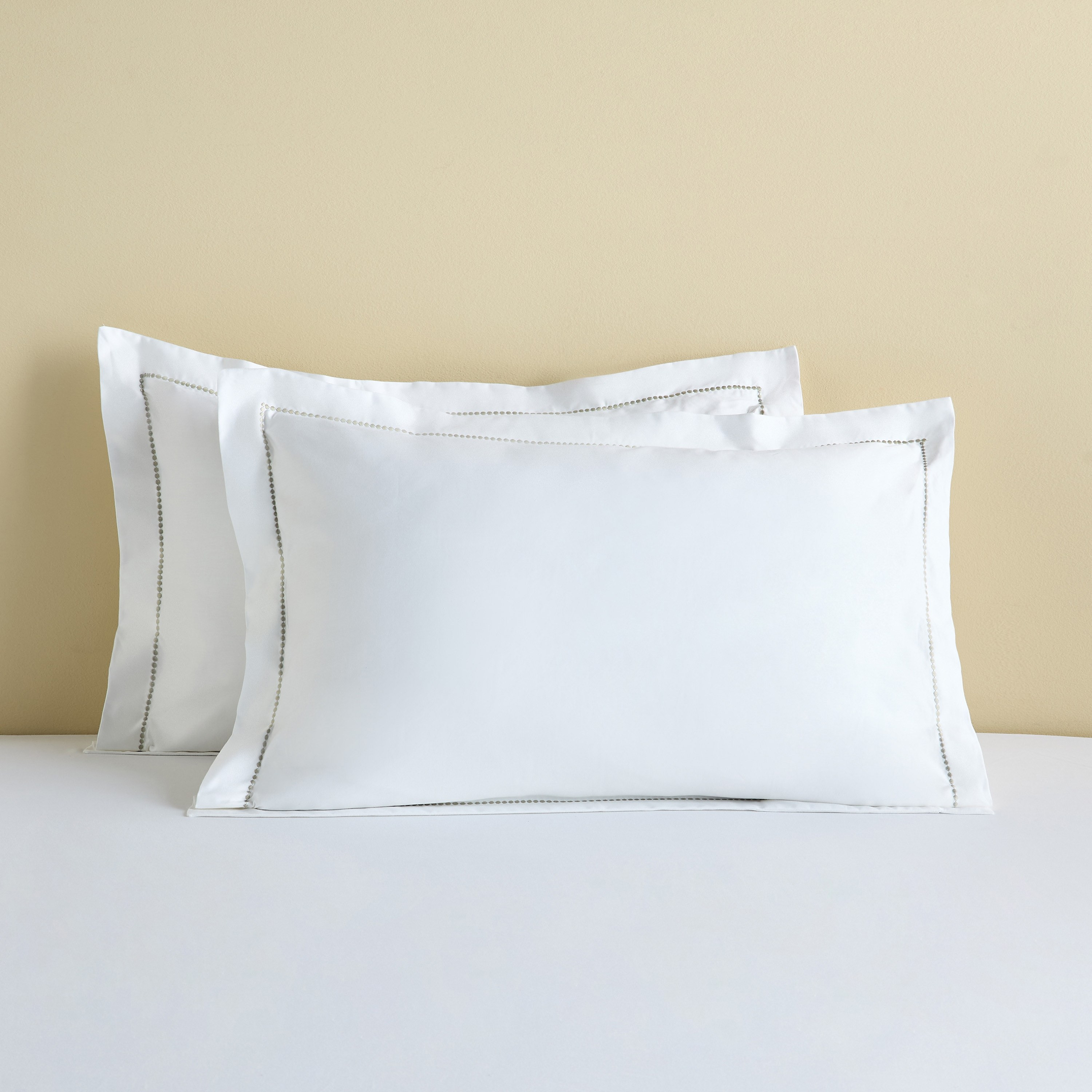 Versailles Egyptian Cotton Sateen 800 Thread Count 2-Piece Standard Pillowcase Set - 50x75 cm-household-bedding-sheetsandpillowcases-pillowcases-image-1