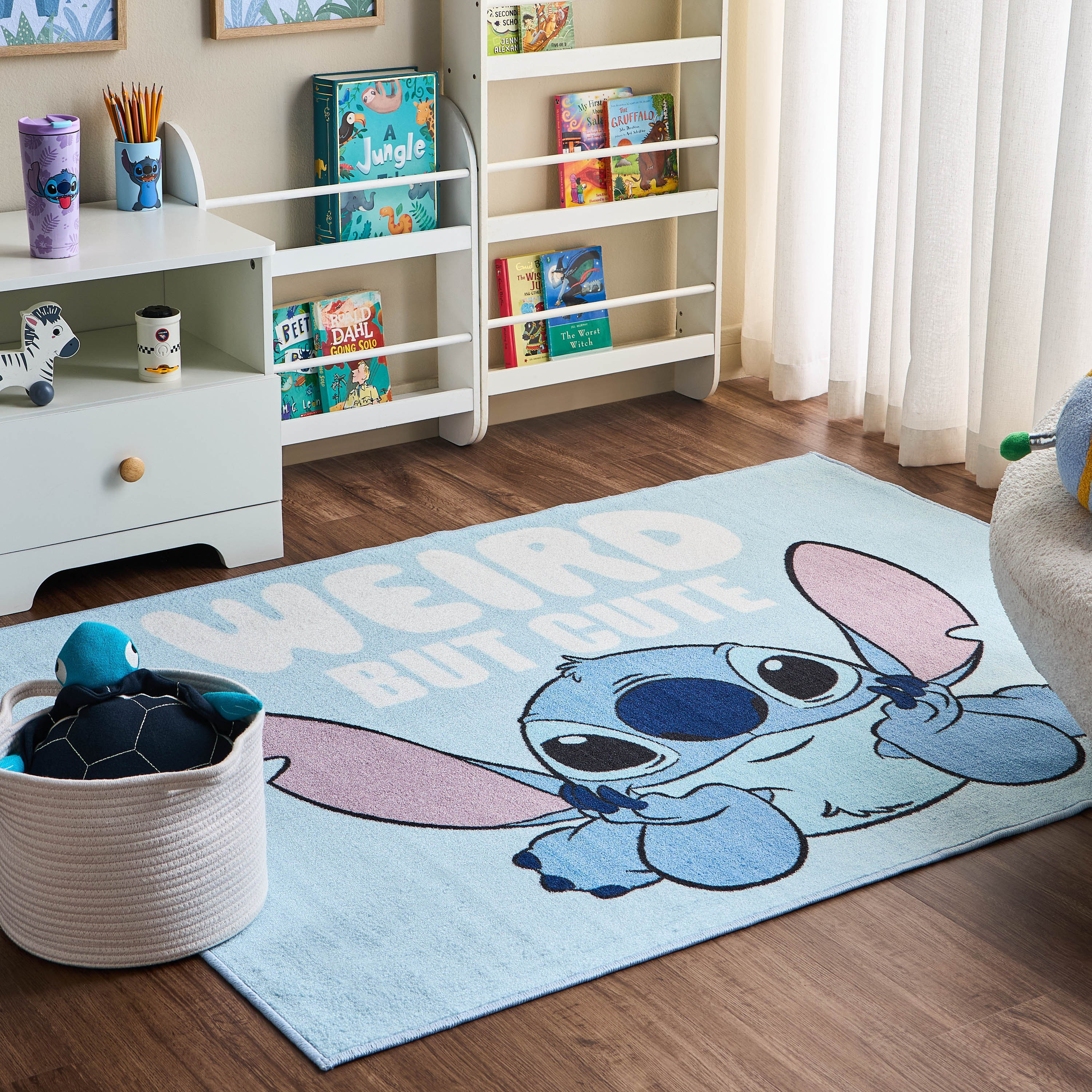 Lilo & Stitch Printed Rug - 120x160 cm-babyandkids-rugsandcarpets-rugs-image-4