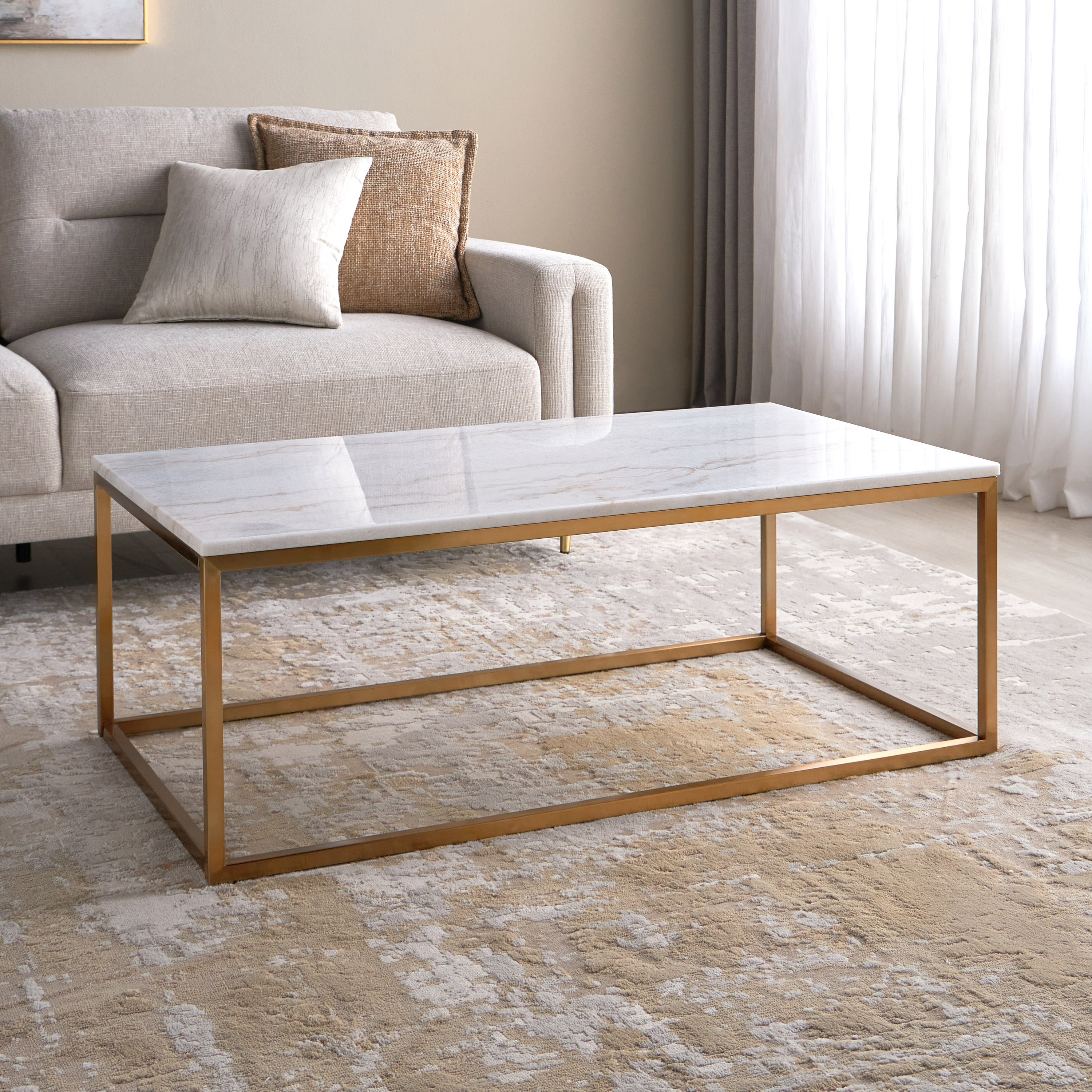 طاولة قهوة بسطح رخام - سترافا-furniture-livingroom-coffeetables-image-1