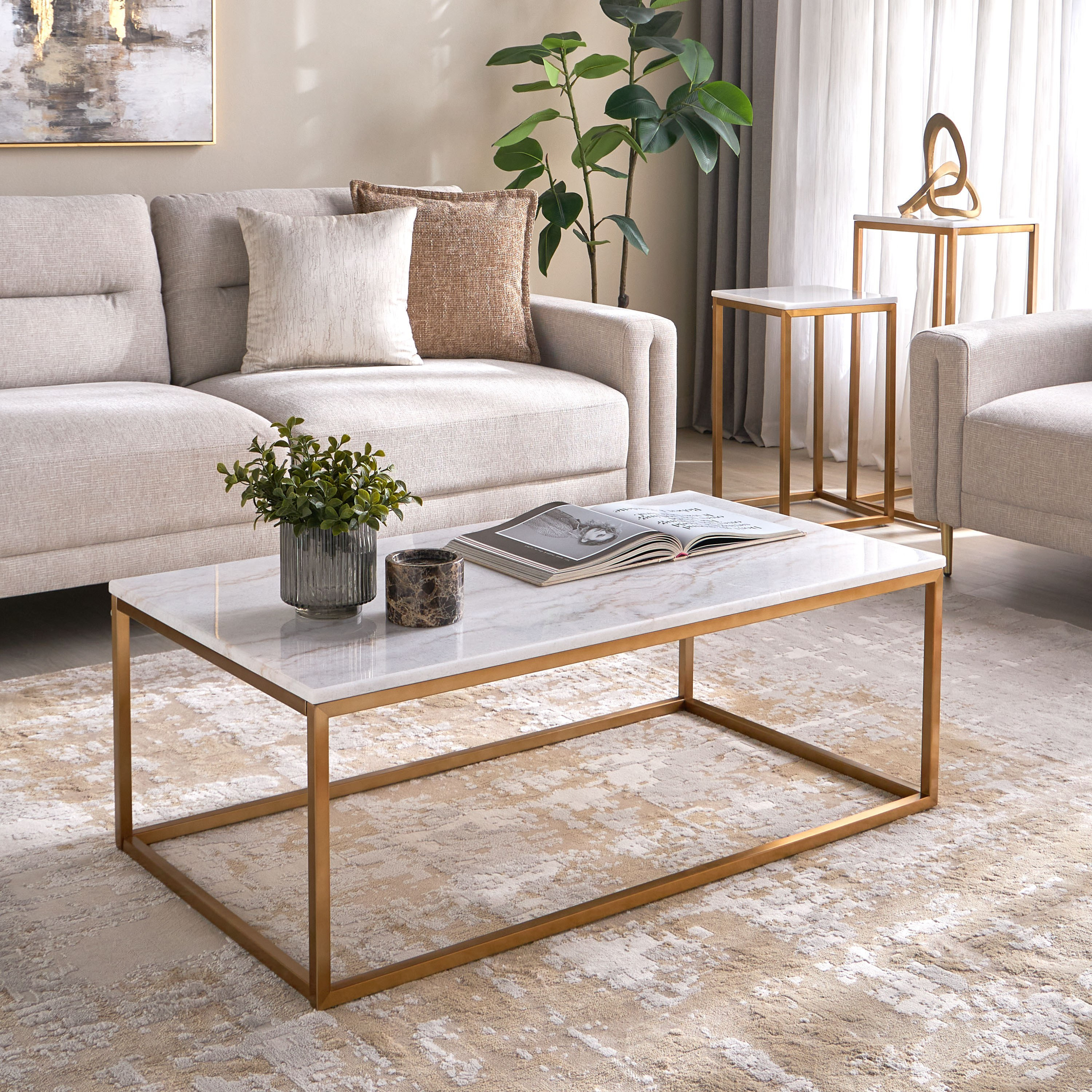 طاولة قهوة بسطح رخام - سترافا-furniture-livingroom-coffeetables-image-5