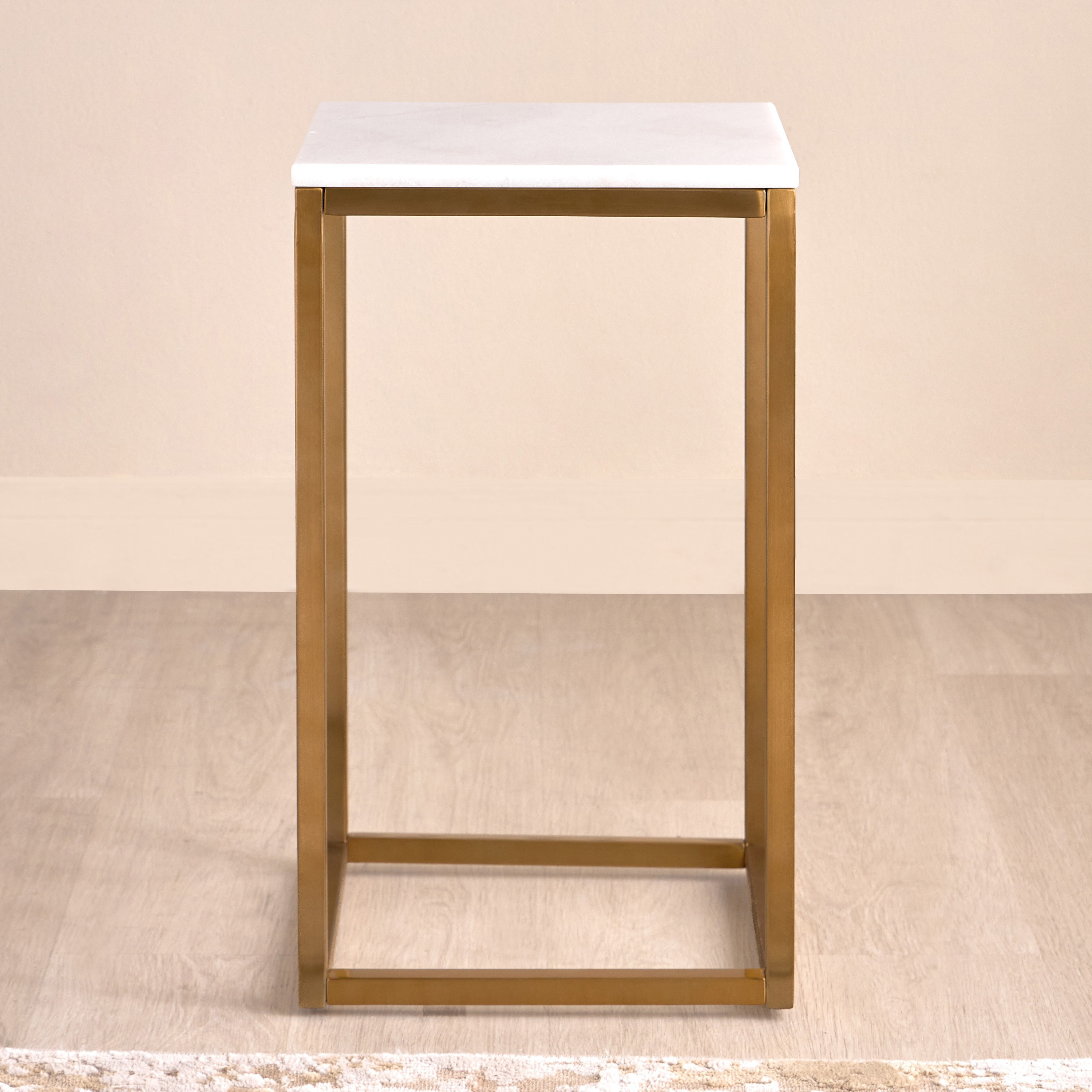 طاولة جانبية بسطح رخام - سترافا-furniture-livingroom-sideandendtables-image-2