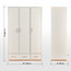 Lilyum 3-Door Wardrobe with Drawers-babyandkids-roomfurniture-wardrobes-image-8