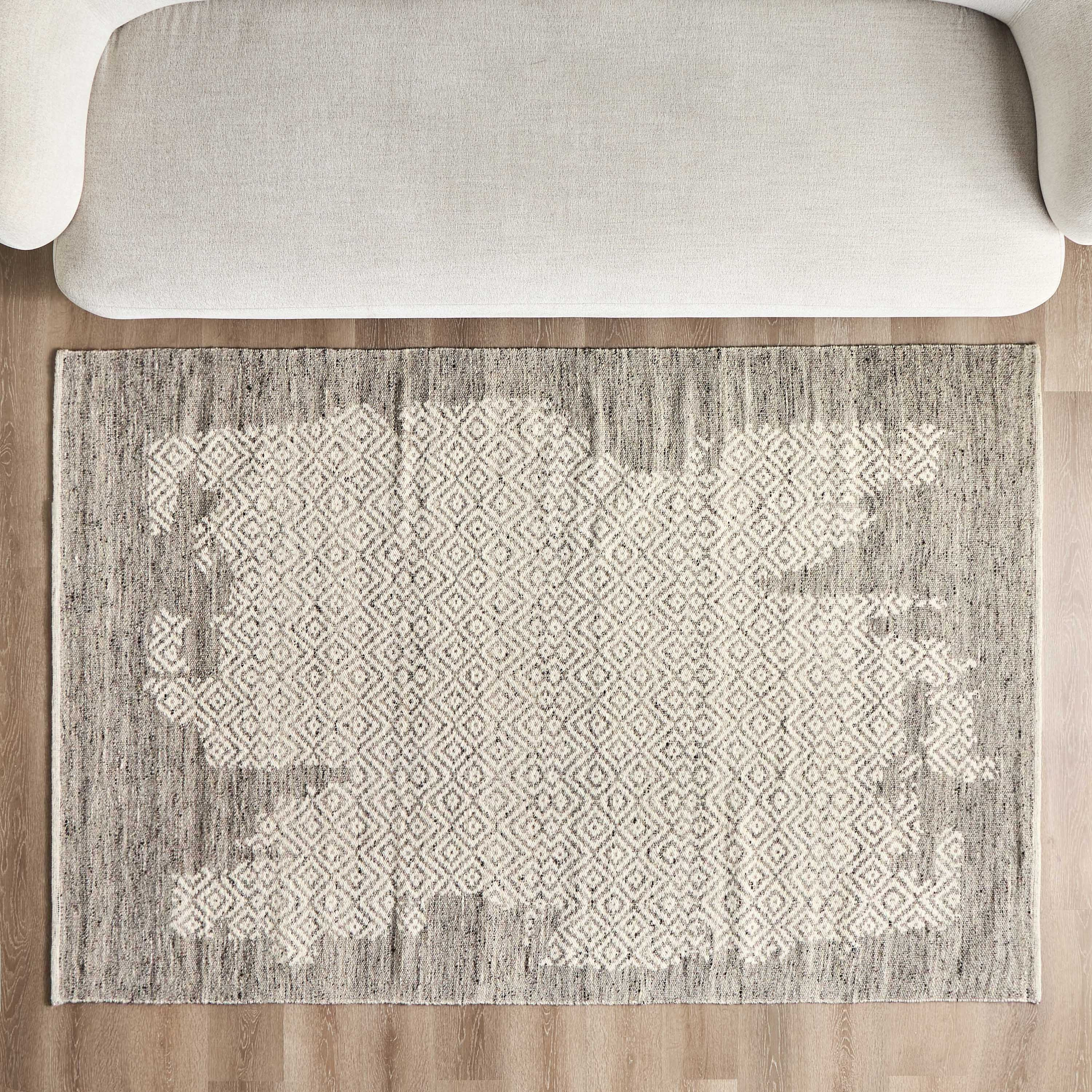 Maurine Woollen Rug - 120x180 cm-household-rugsandcarpets-rugs-image-2