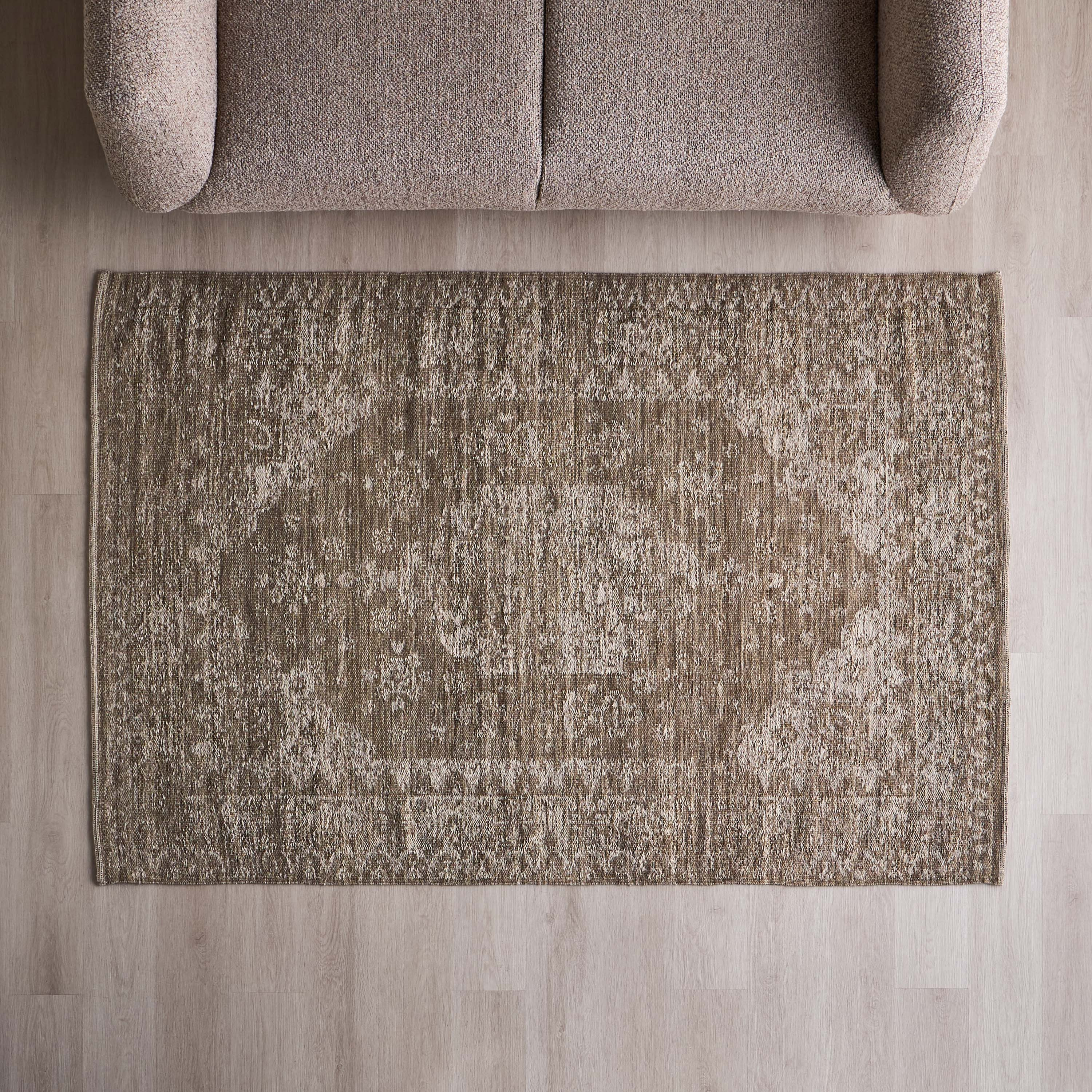 Marian Woollen Jaquard Dhurrie - 160x230 cm-household-rugsandcarpets-rugs-image-2