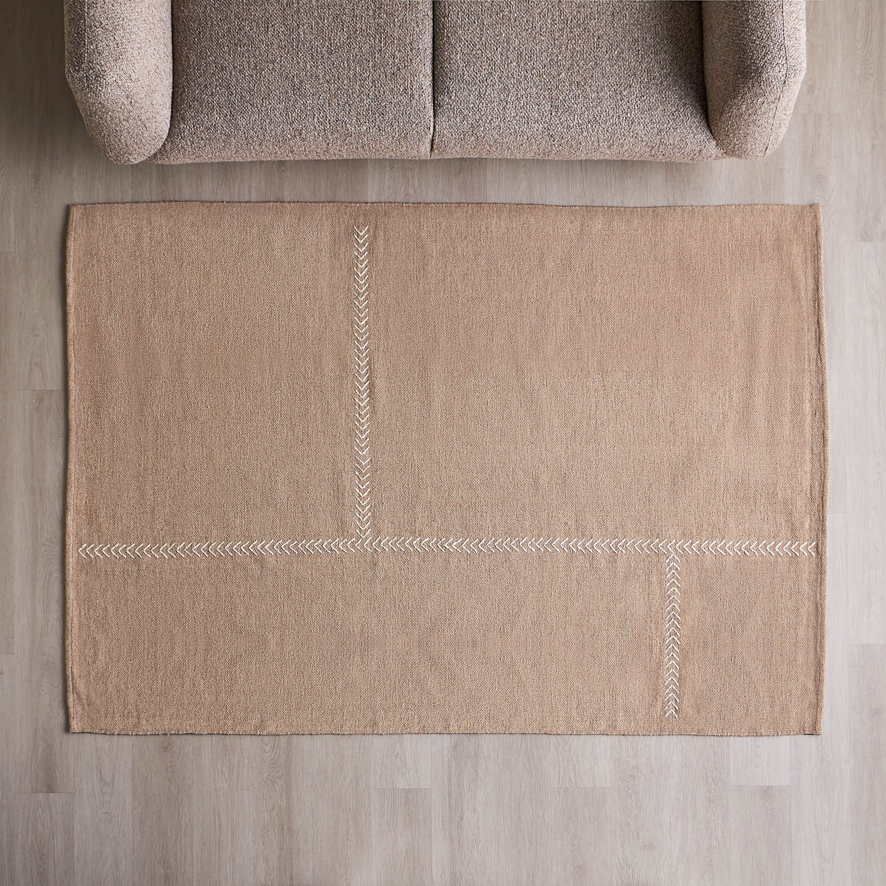 Liana Handwoven Woollen Rug - 160x230 cm-household-rugsandcarpets-rugs-image-2