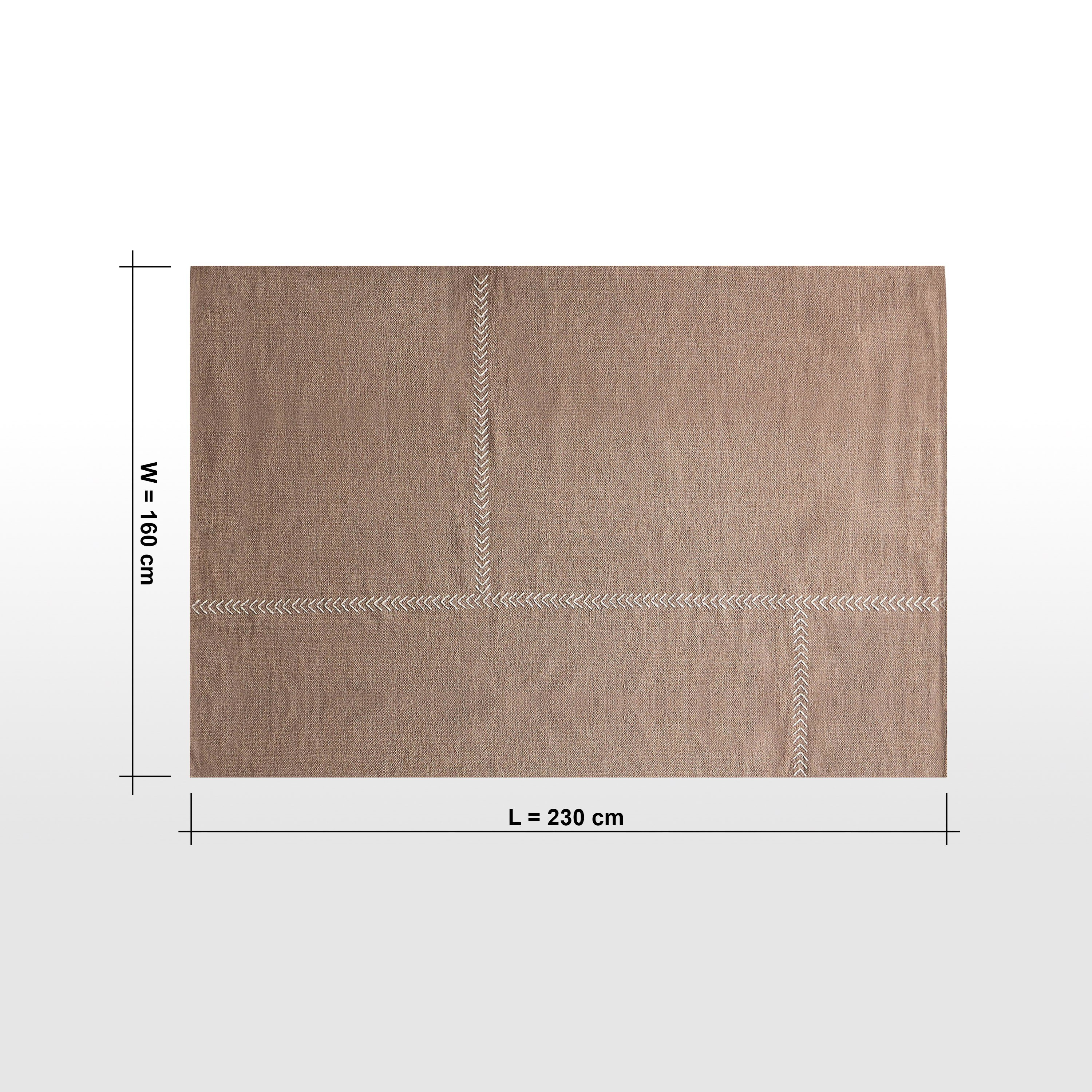 Liana Handwoven Woollen Rug - 160x230 cm-household-rugsandcarpets-rugs-image-6