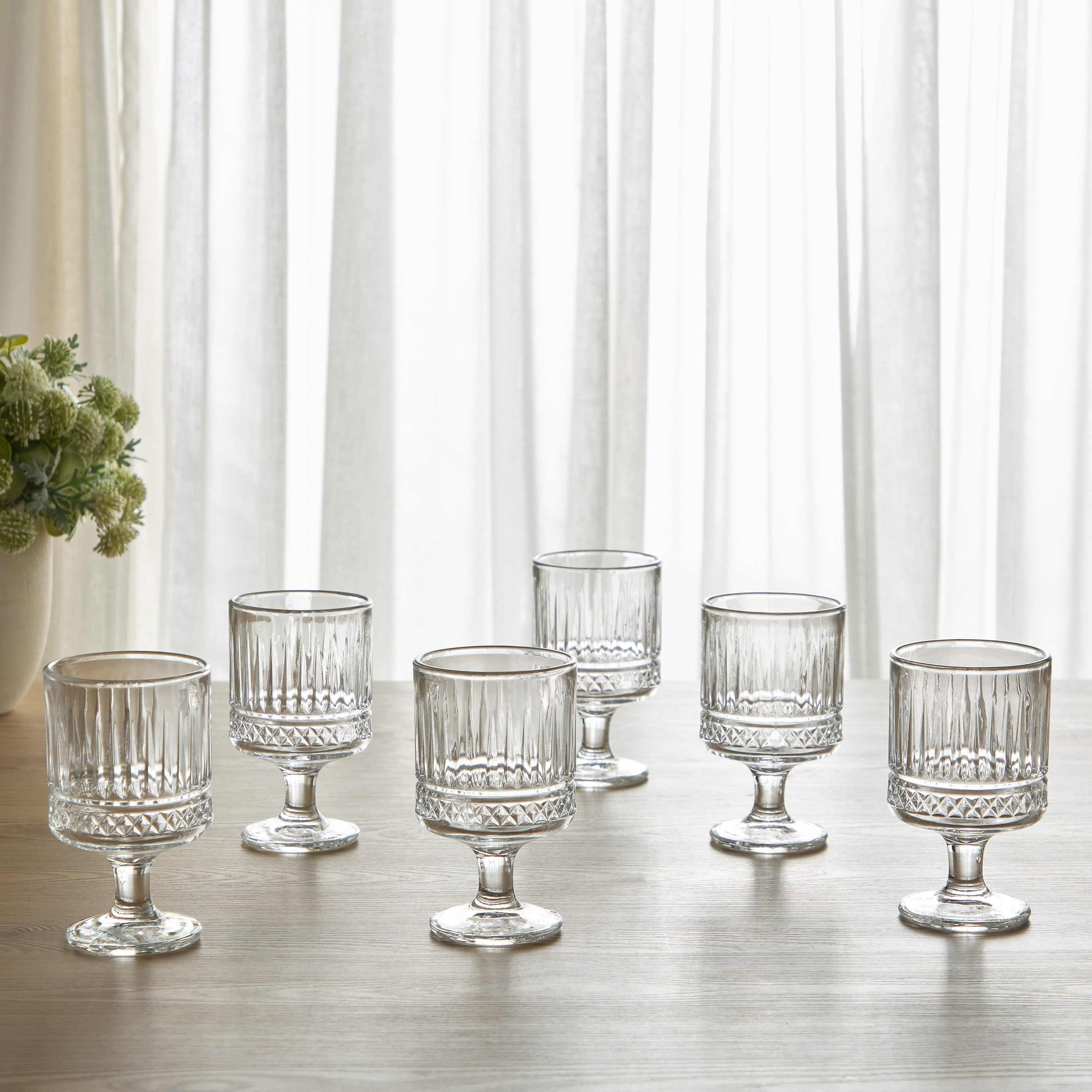Shop Almas 6-Piece Juice Glass Set - 220 ml | Homecentre Oman