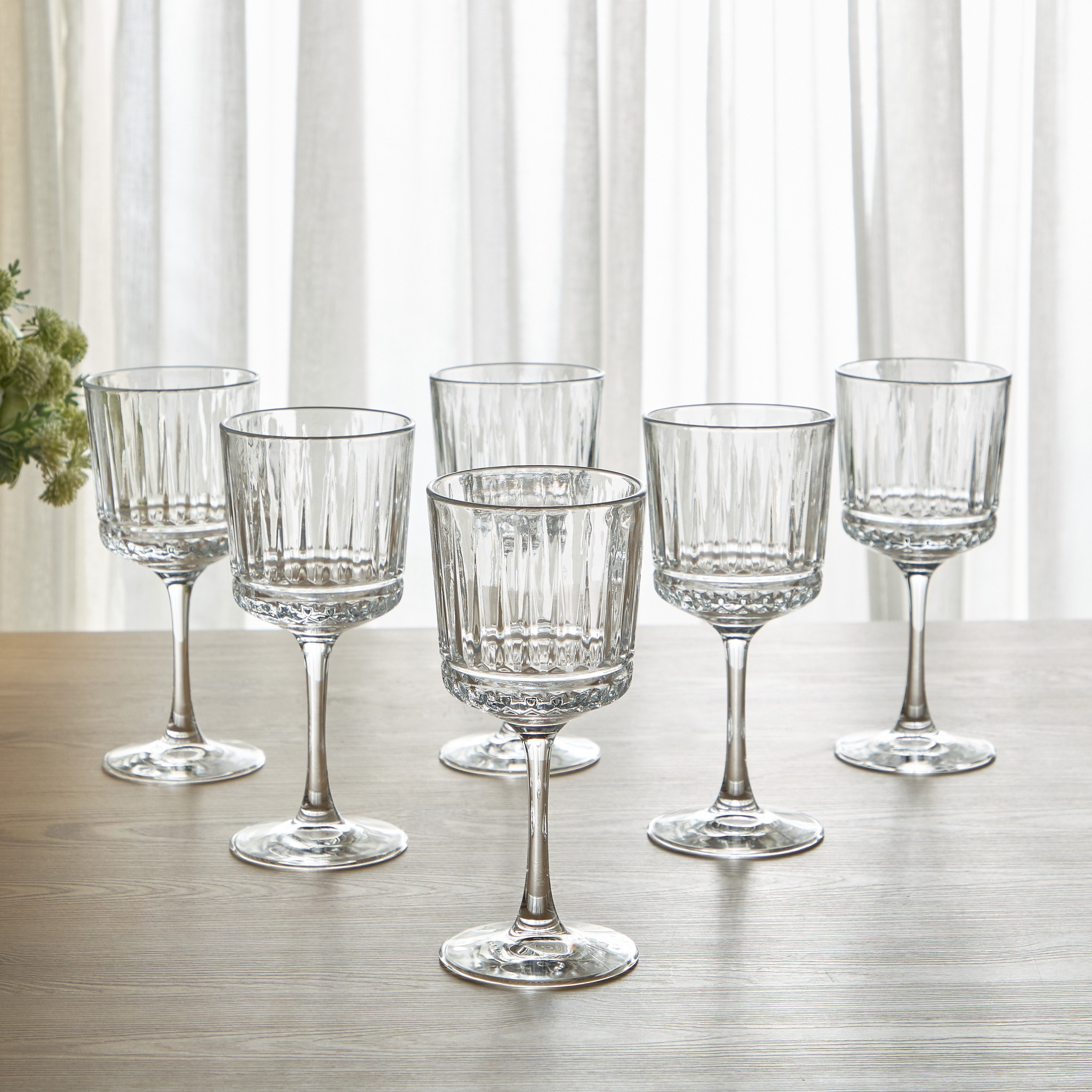 Almas 6-Piece Stem Glass Set - 330 ml-household-dining-glassware-stemware-image-1