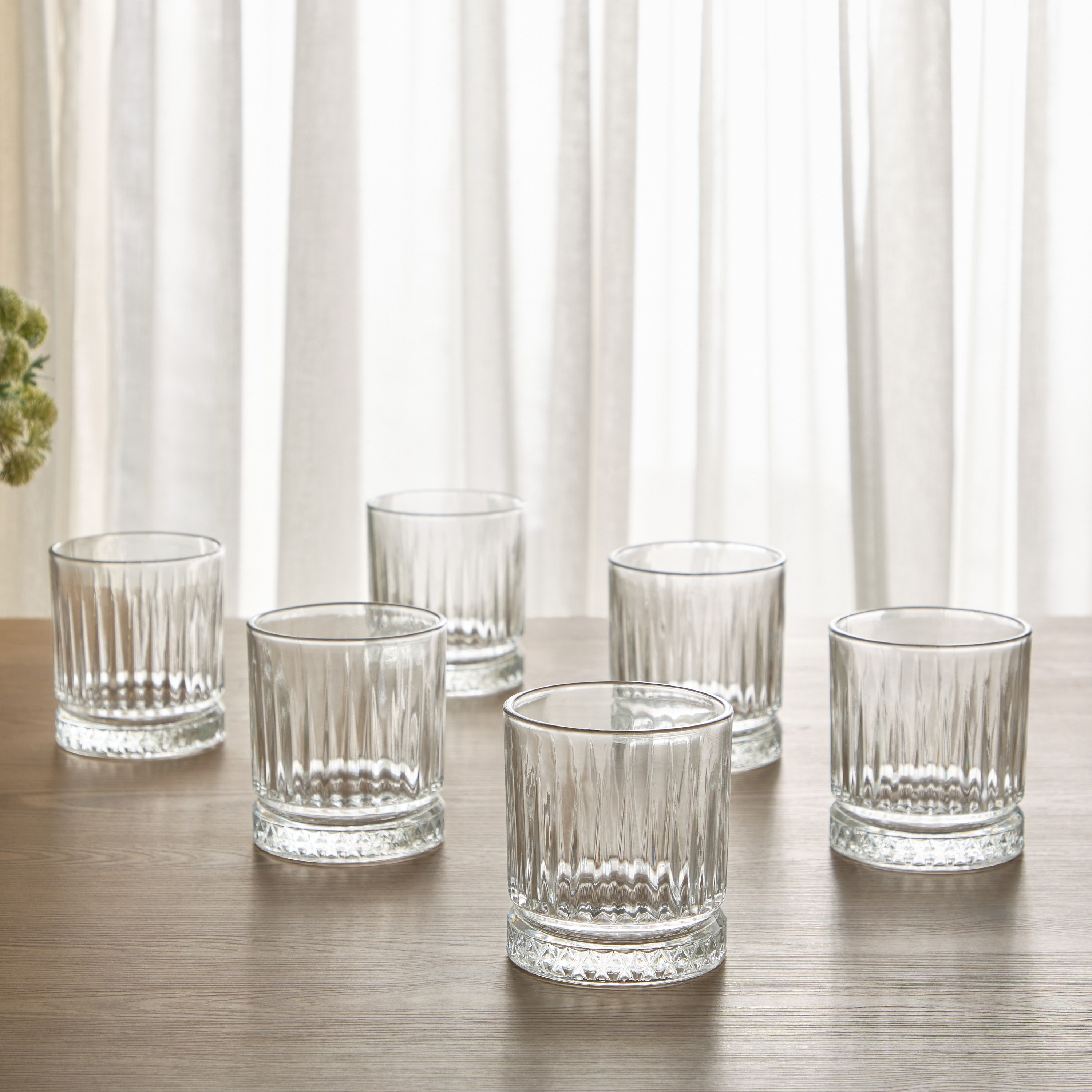 Almas 6-Piece DOF Glass Set - 360 ml-household-dining-glassware-drinkingglasses-image-1