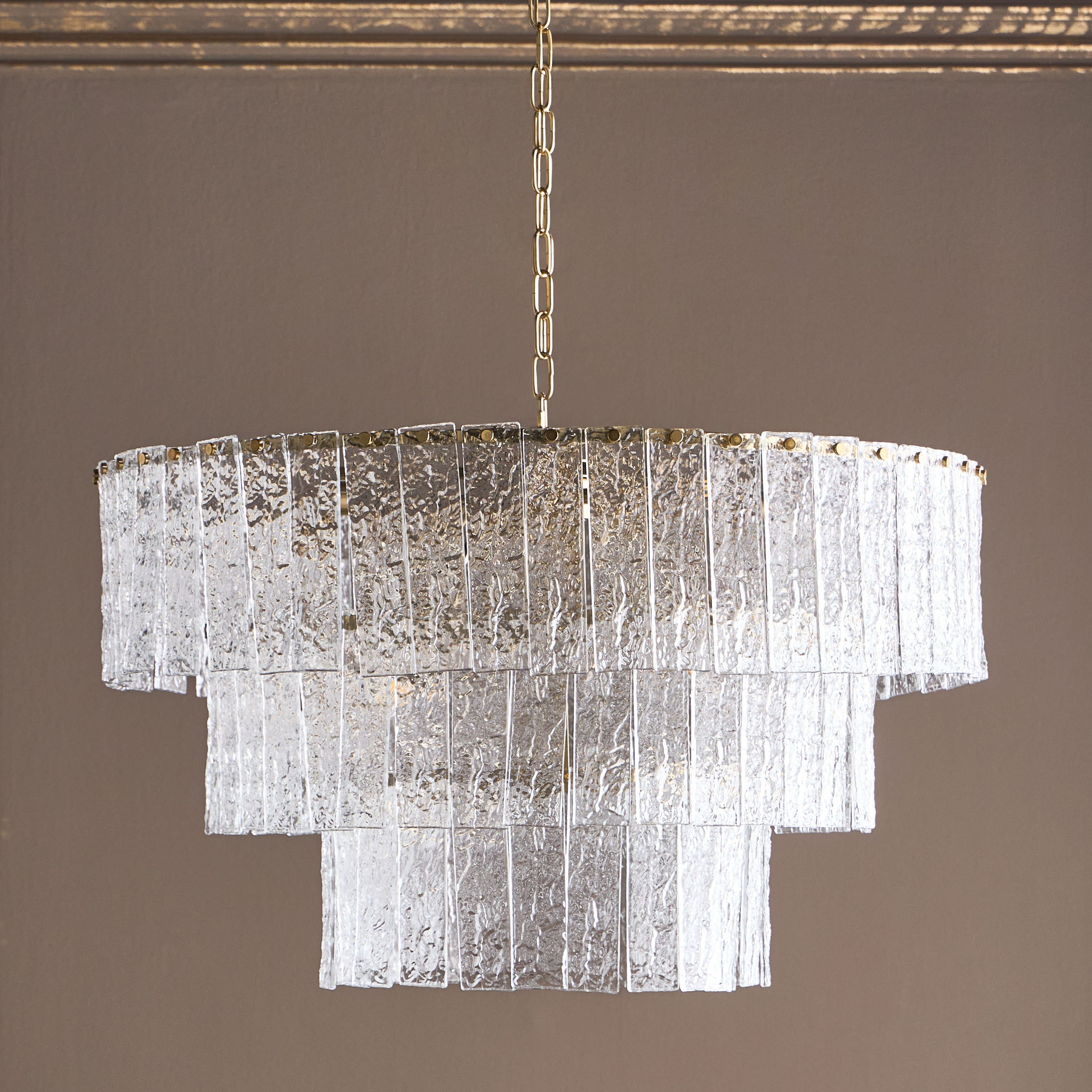 Maggie 10-Lights Glass Chandelier