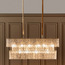 Maggie 10-Lights Glass Linear Chandelier-household-lighting-ceilinglamps-chandeliers-image-2
