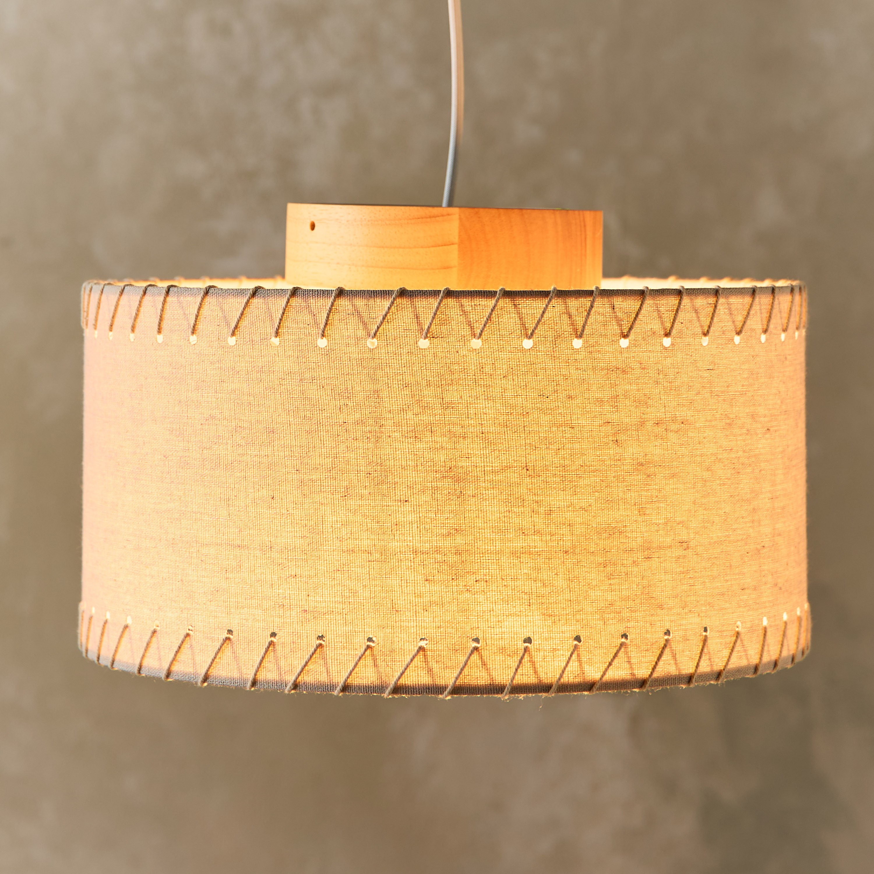 Cosme Linen Pendant Lamp-household-lighting-ceilinglamps-pendantlamps-image-2