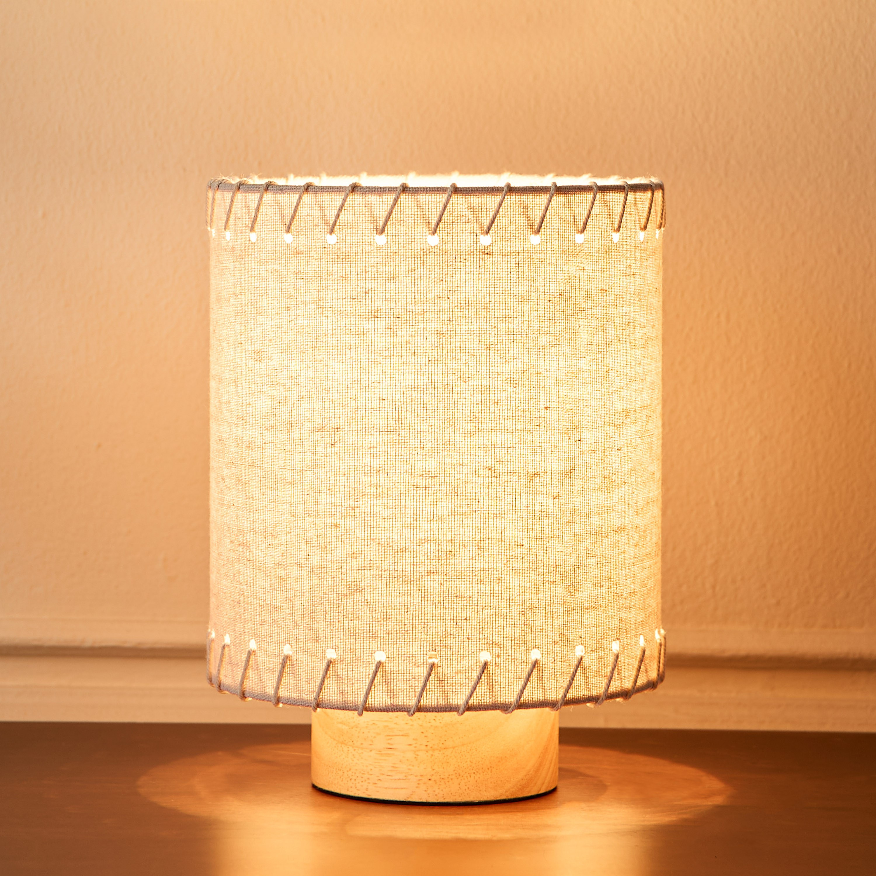 Cosme Linen Table Lamp - 25 cm-household-lighting-tableanddesklamps-image-2