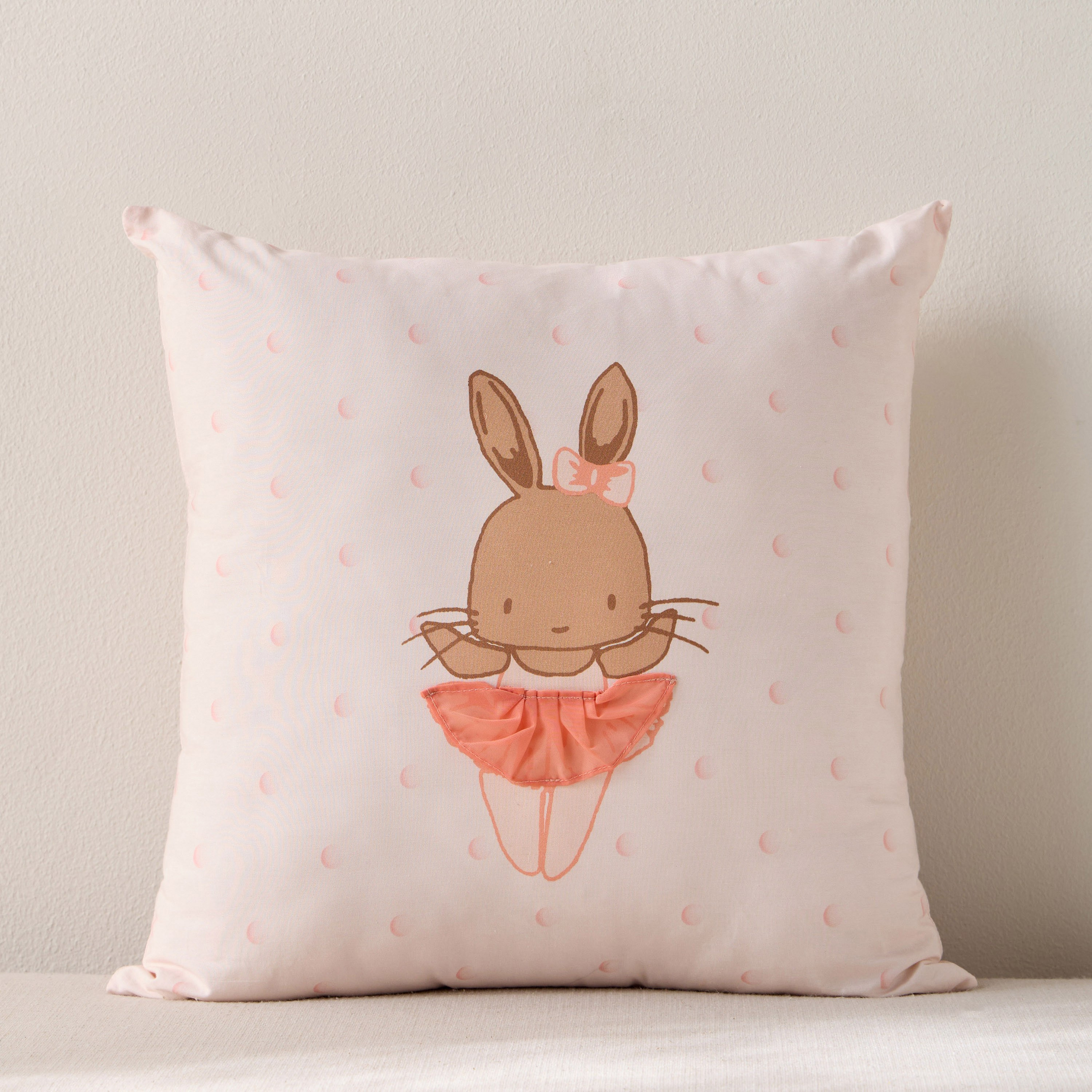 Darleen Applique Filled Cushion - 45x45 cm