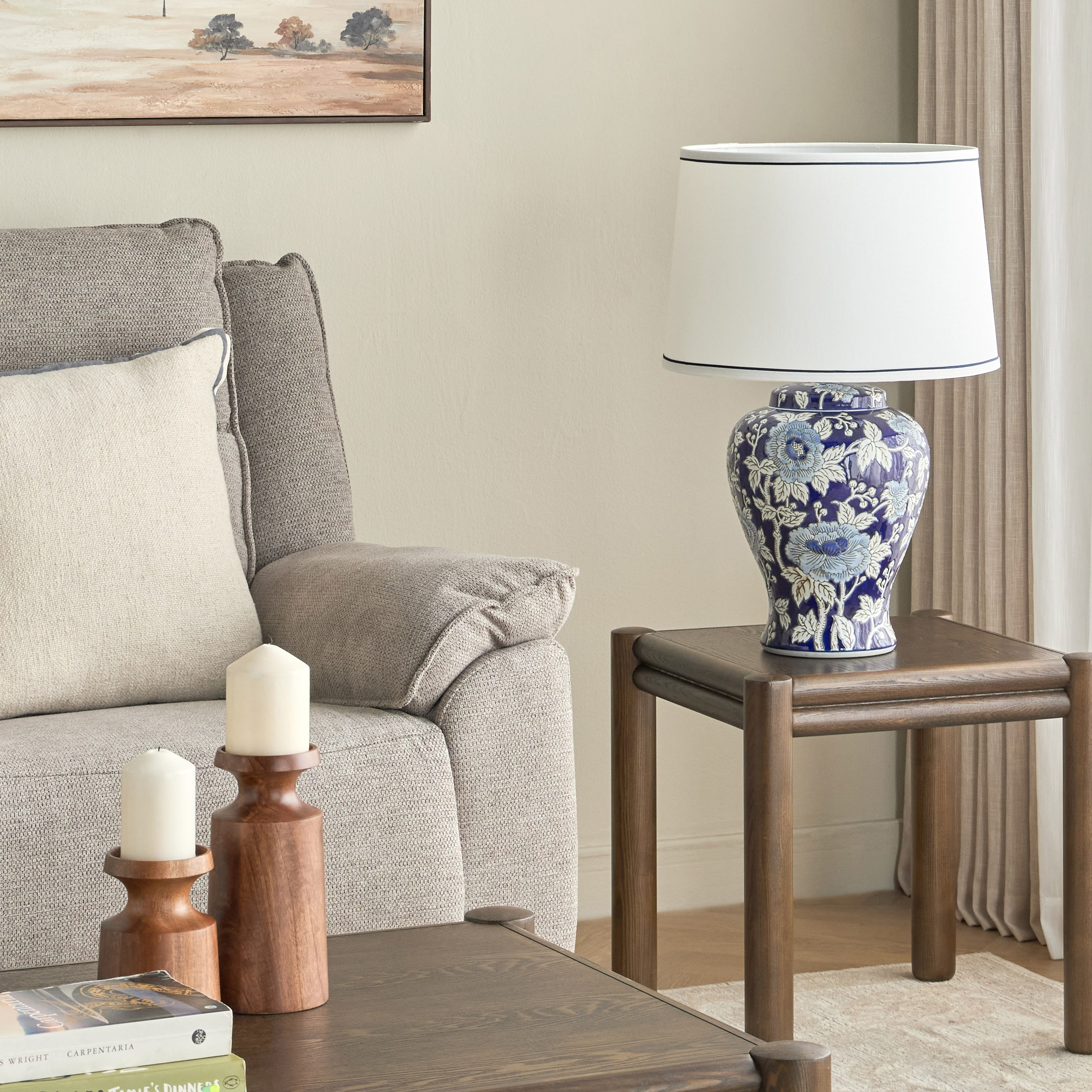 Hazel Porcelain Table Lamp - 65 cm-household-lighting-tableanddesklamps-image-5
