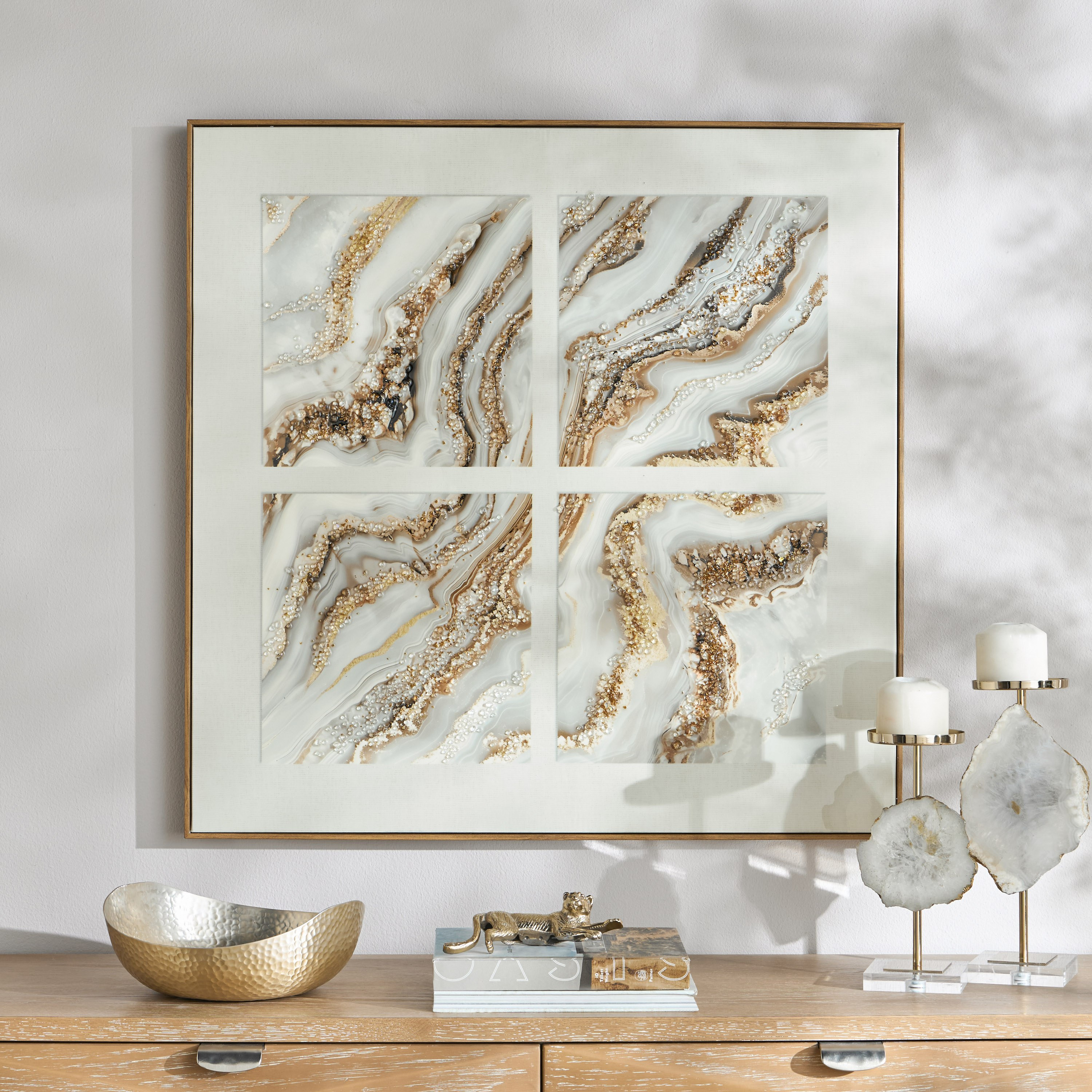 Loke Framed Canvas Wall Art - 80x80 cm-household-walldecorandmirrors-wallart-image-3