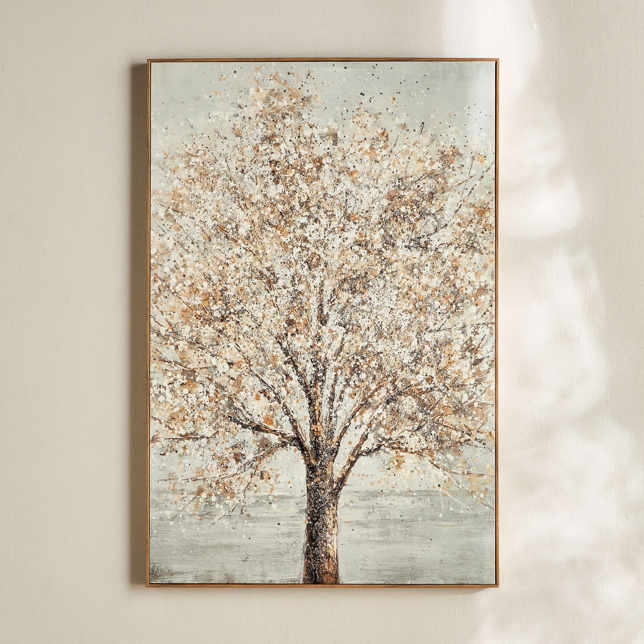 Isak Framed Canvas Jewelled Wall Art - 80x120 cm-household-walldecorandmirrors-wallart-image-1